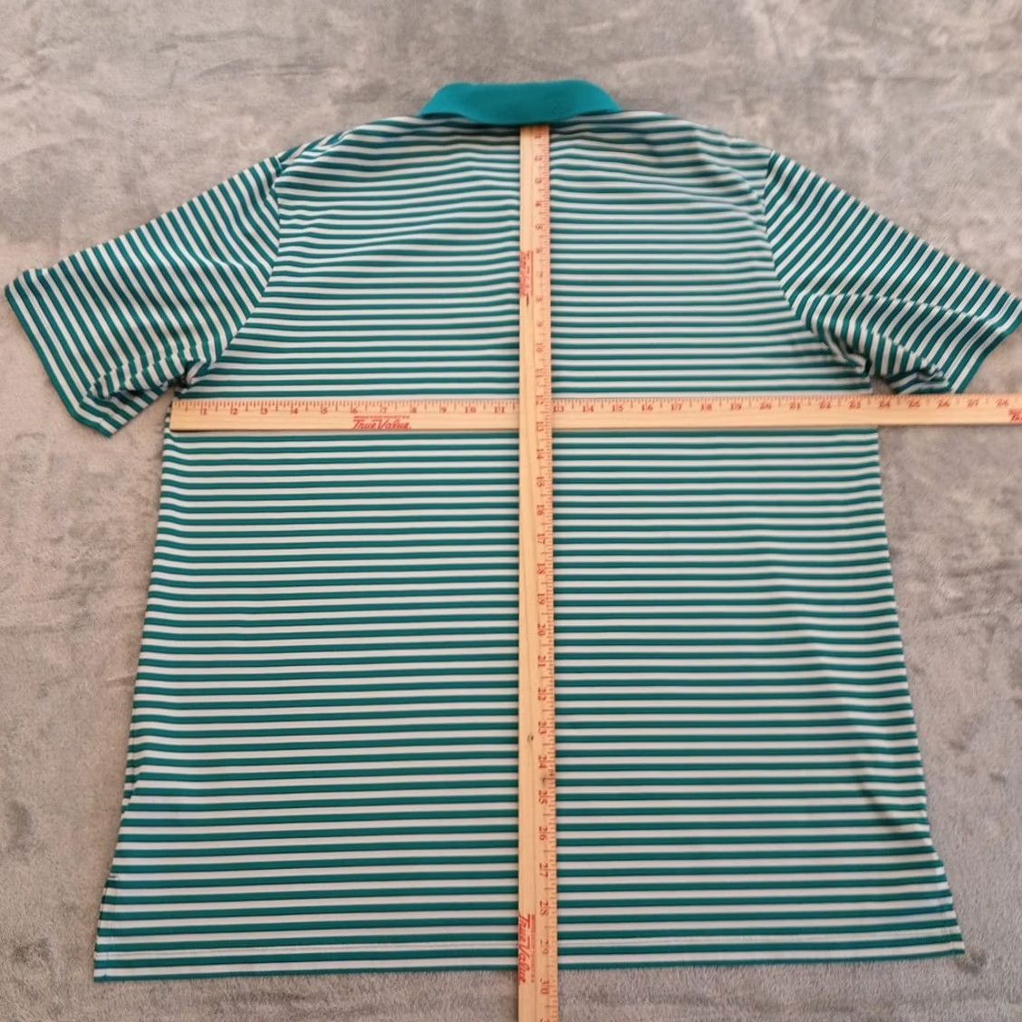 Adidas Adidas Polo Shirt Mens XL Green Striped Short Sleeve Size US XL / EU 56 / 4 - 5 Thumbnail