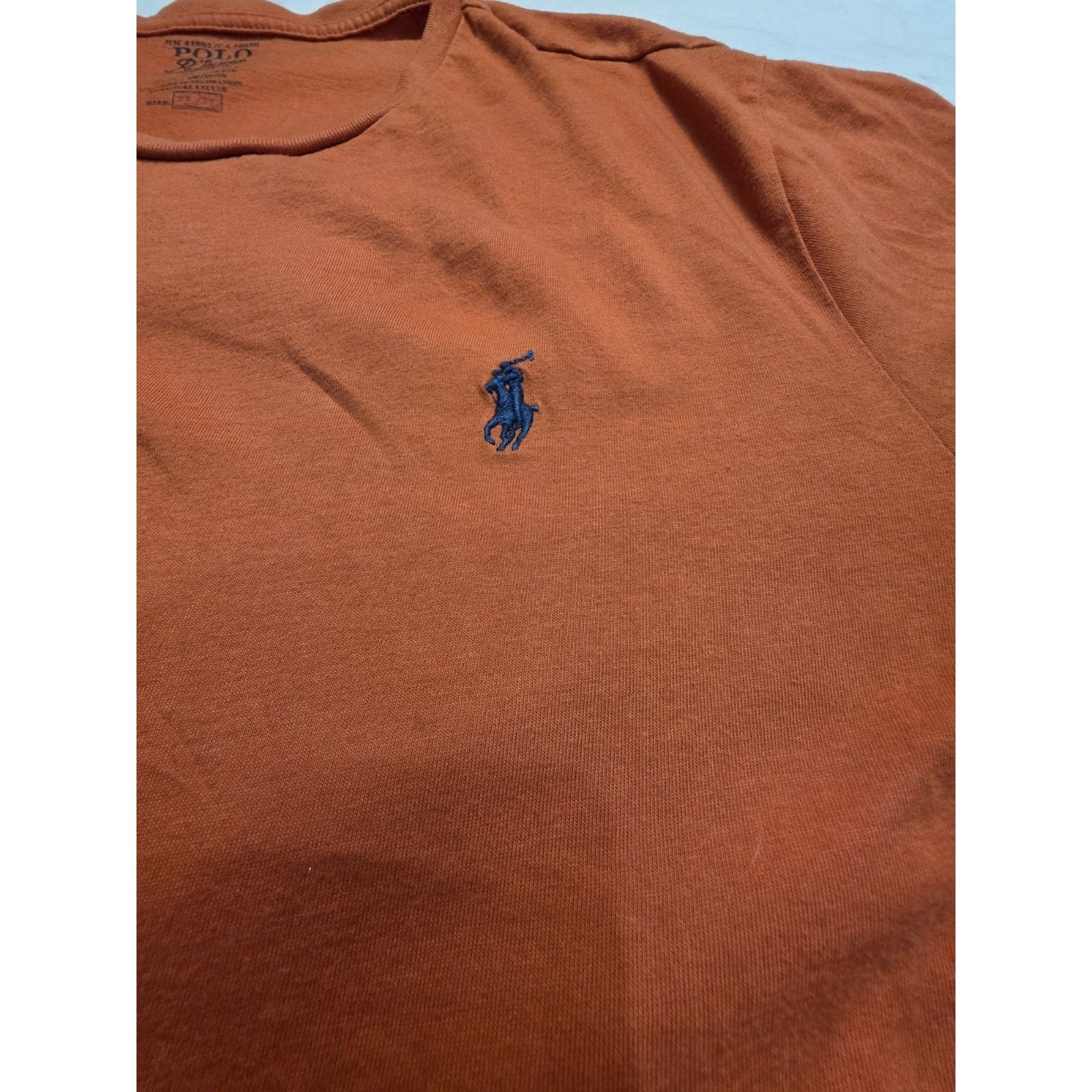 Ralph Lauren Polo Ralph Lauren Men's Single Stitch Xl Short Sleeve Orange Size US XL / EU 56 / 4 - 2 Thumbnail