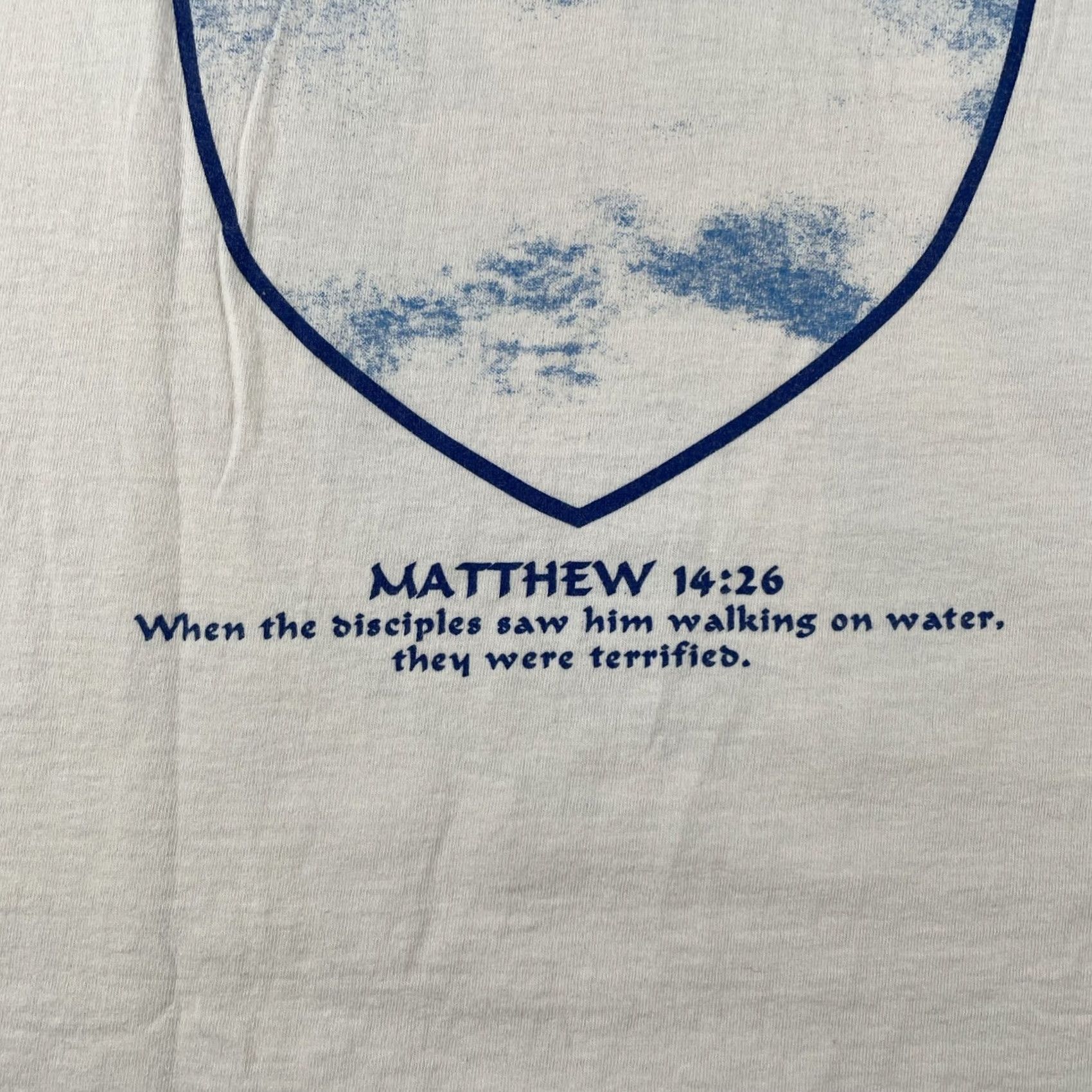 Fruit Of The Loom VINTAGE Fruit of the Loom XL Tank Top Shirt Cross Waves Christian Family Surfing Ministries Mens Size US XL / EU 56 / 4 - 3 Thumbnail
