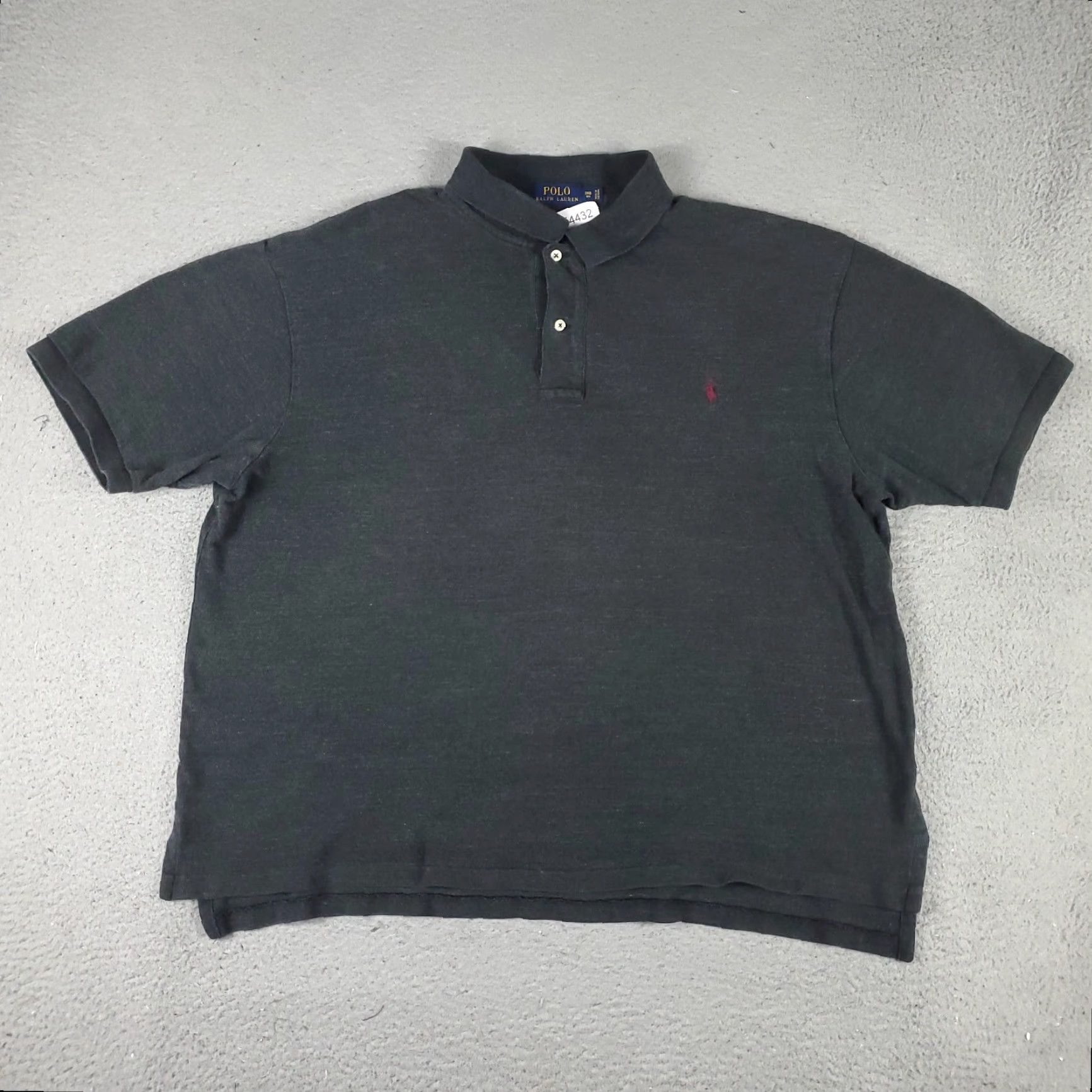 Ralph Lauren Ralph Lauren Polo Shirt Mens Big 2X Gray Polo Shirt Mens Big 2X Gray Pony Casual Short Sleeve RunS Short Size US XXL / EU 58 / 5 - 2 Thumbnail