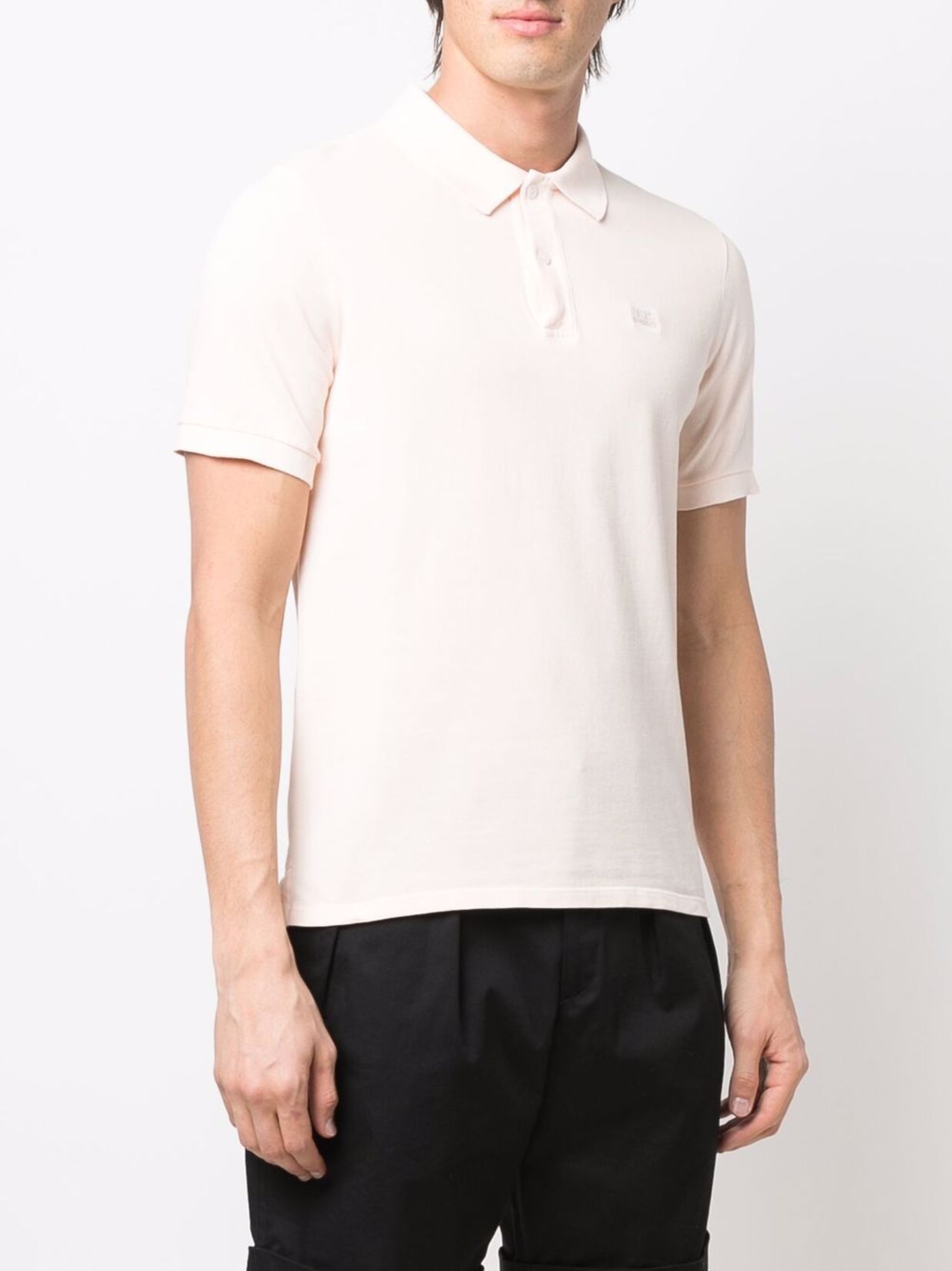 C.P. Company o1y1224 Logo Polo Shirt in Light Pink Size US L / EU 52-54 / 3 - 2 Thumbnail