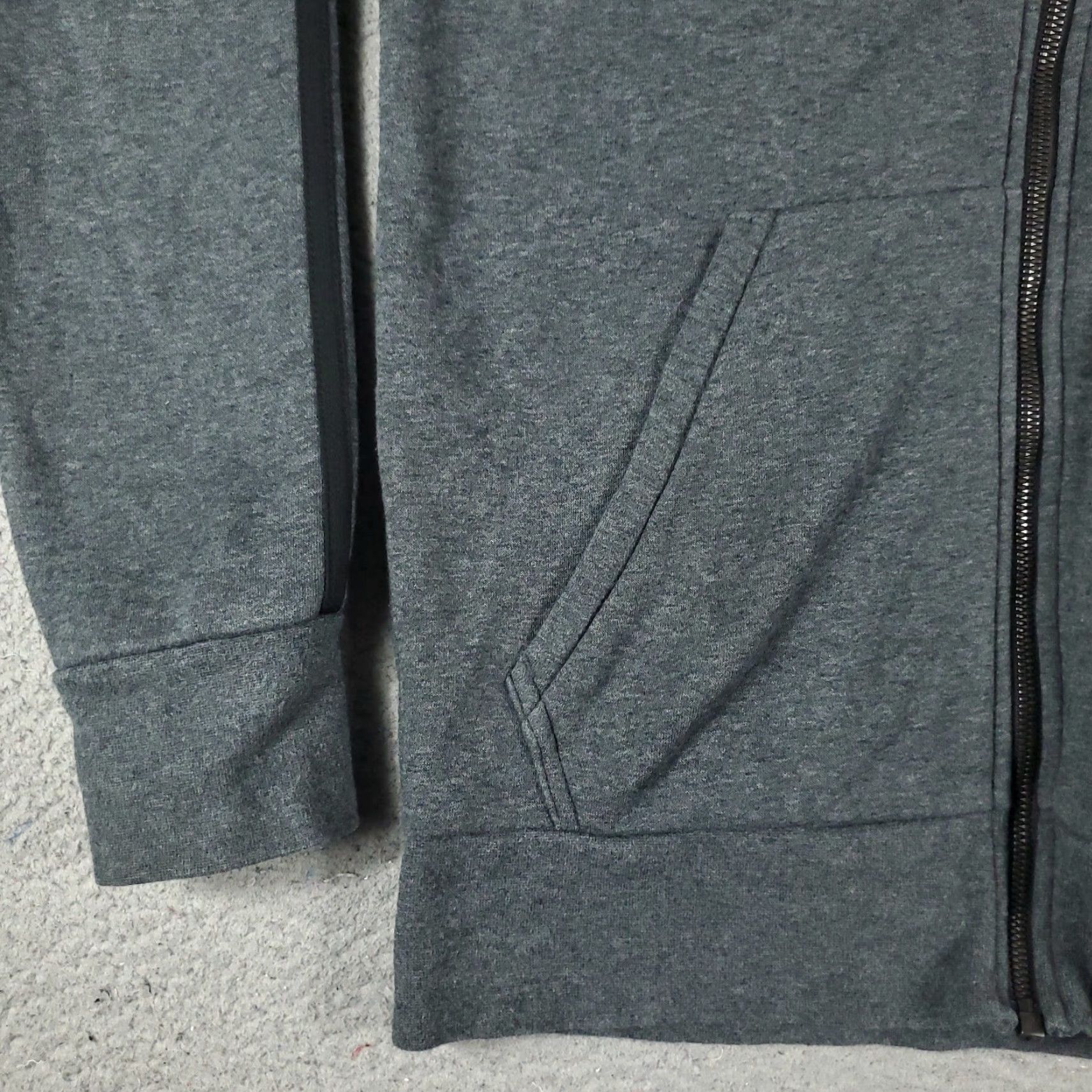 Adidas Adidas Mens Hoodie Full Zip Sweatshirt Gray Size Small Mock Neck Zip Pocket Logo Knit Polyester Cotton Blend Long Sleeve Size US S / EU 44-46 / 1 - 3 Thumbnail