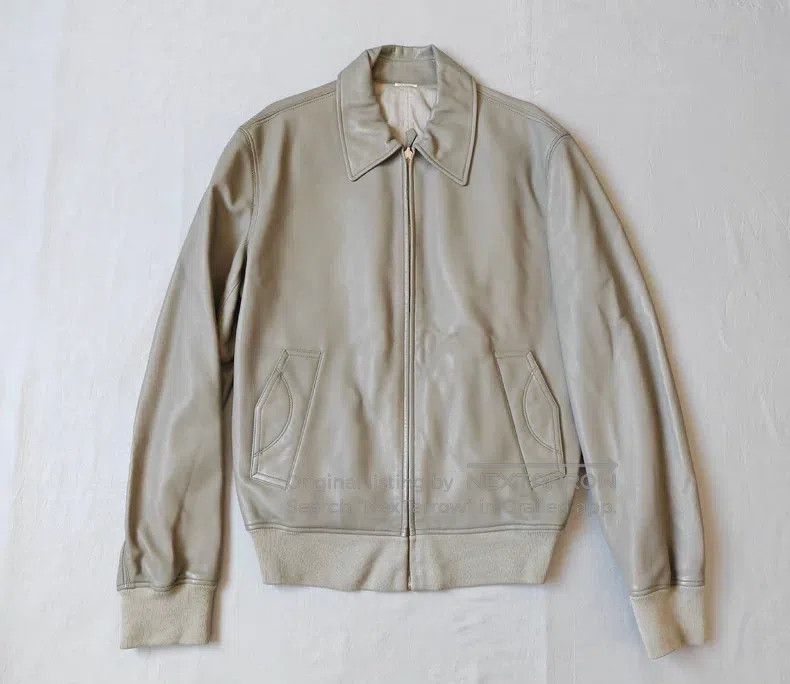 Hermes Hermes Leather jacket, 9 new, elephant grey, two-sided wea Size US M / EU 48-50 / 2 - 1 Thumbnail