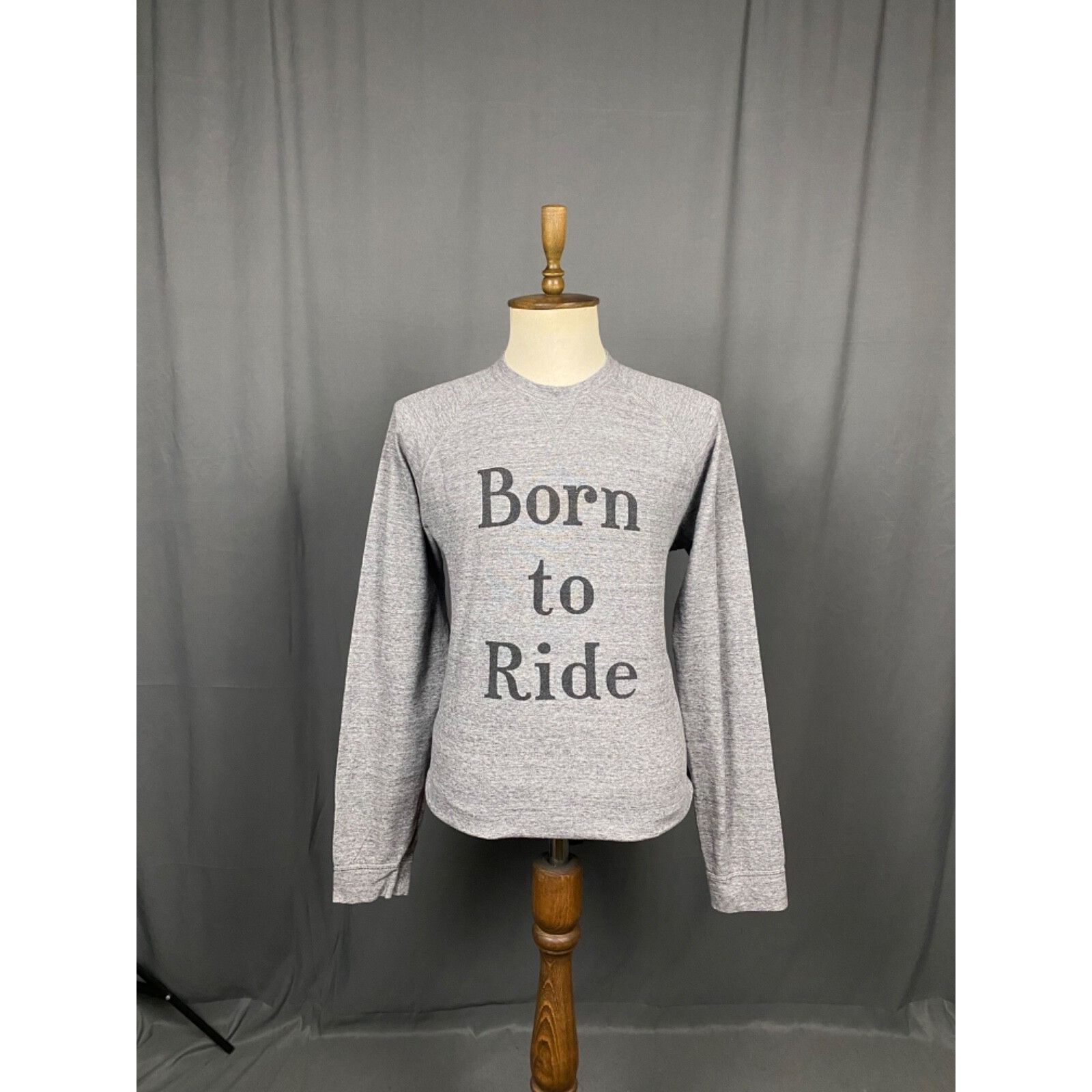 Dsquared2 Dsquared2 Born to Ride Men's Gray Crewneck Sweatershit Sweat Size US XL / EU 56 / 4 - 3 Thumbnail