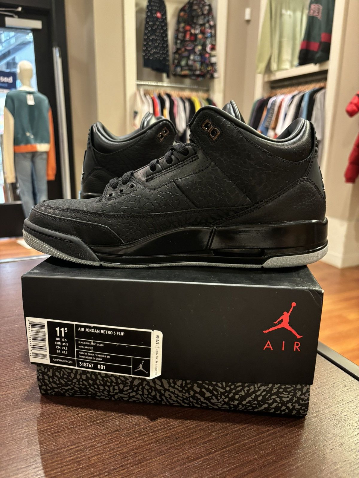 Jordan 3 retro ‘black flip’