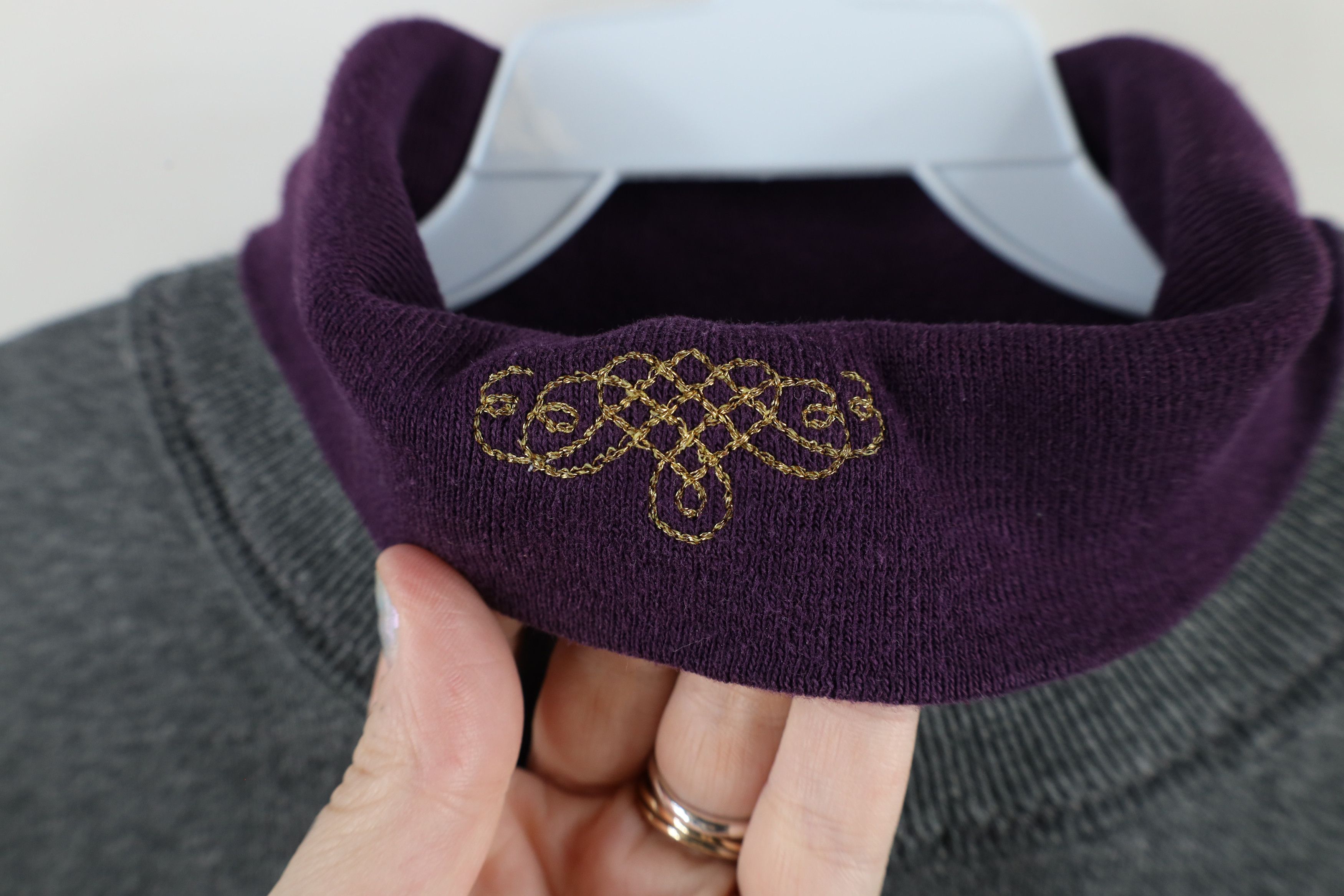 Vintage Vintage 90s Country Primitive Turtleneck Sweatshirt USA Size L / US 10 / IT 46 - 5 Thumbnail