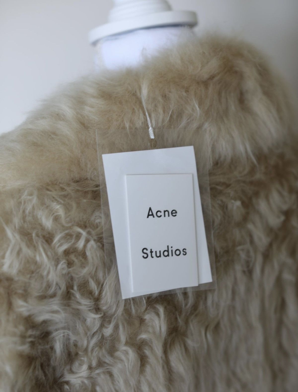 Acne Studios Acne Studios Sheared Lamb Fur Coat — Cream Size XS / US 0-2 / IT 36-38 - 3 Thumbnail