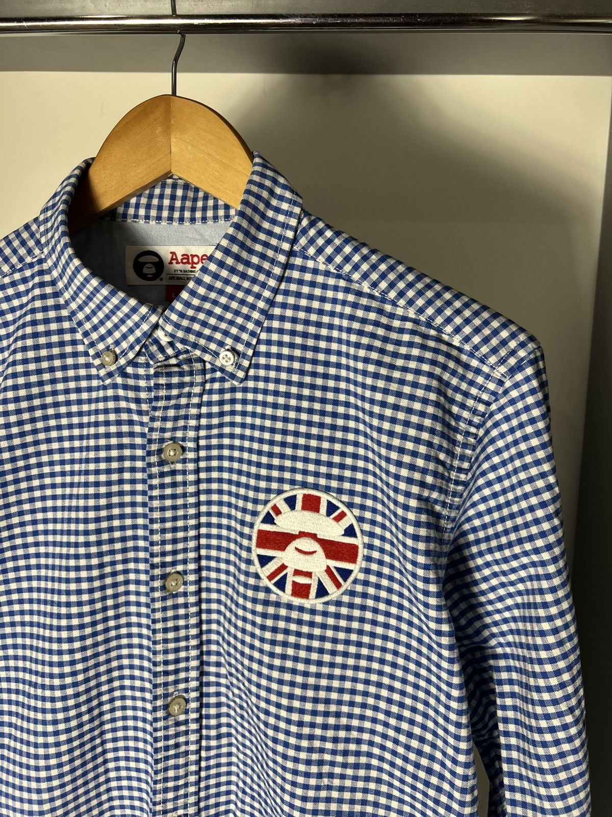 Aape BAPE AAPE BY A BATHING APE GREAT BRITAIN DESIGNER SHIRT Y2K Size US L / EU 52-54 / 3 - 7 Thumbnail