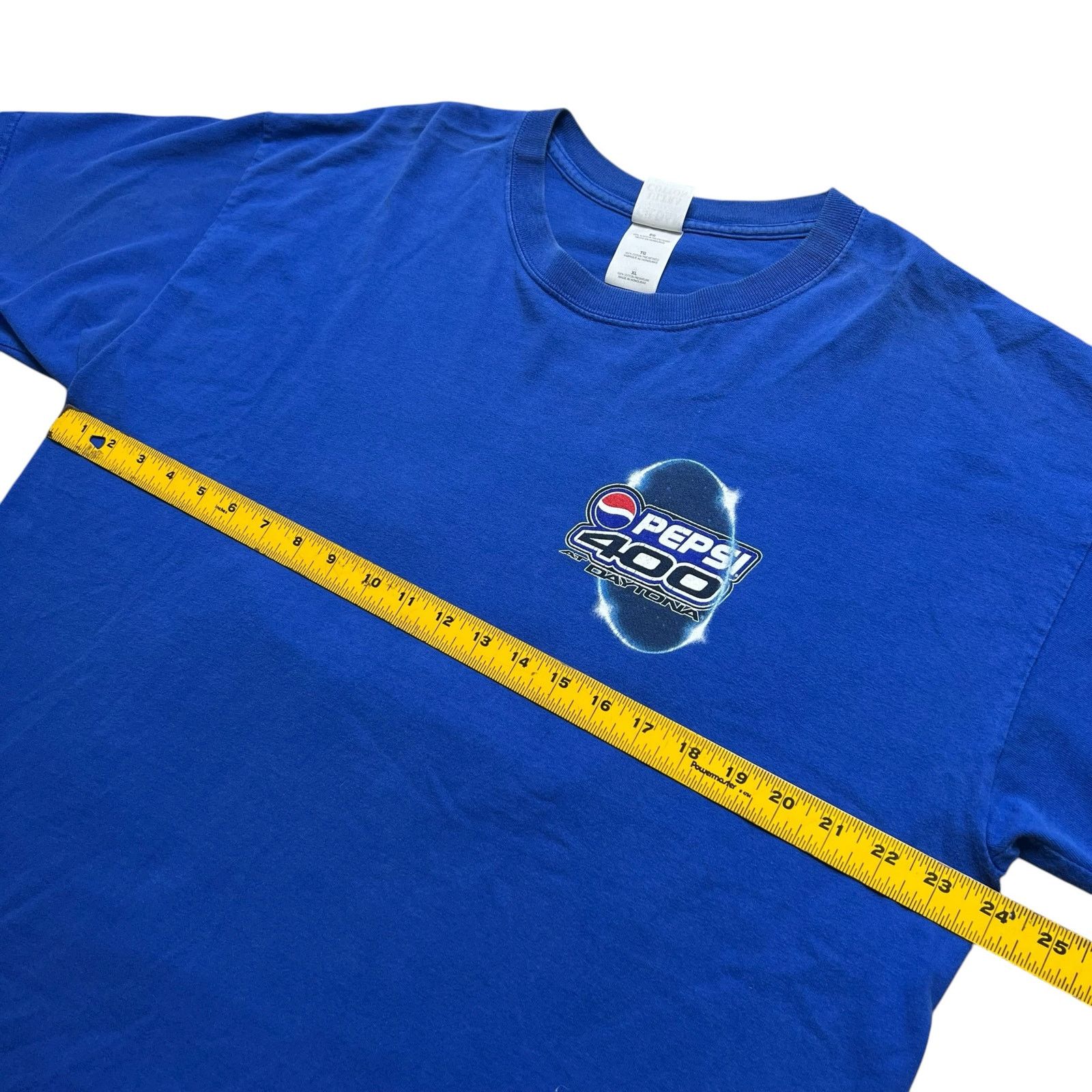 Gildan Vintage Pepsi 400 NASCAR T-Shirt Men’s XL Blue Daytona Y2K Size US XL / EU 56 / 4 - 7 Thumbnail