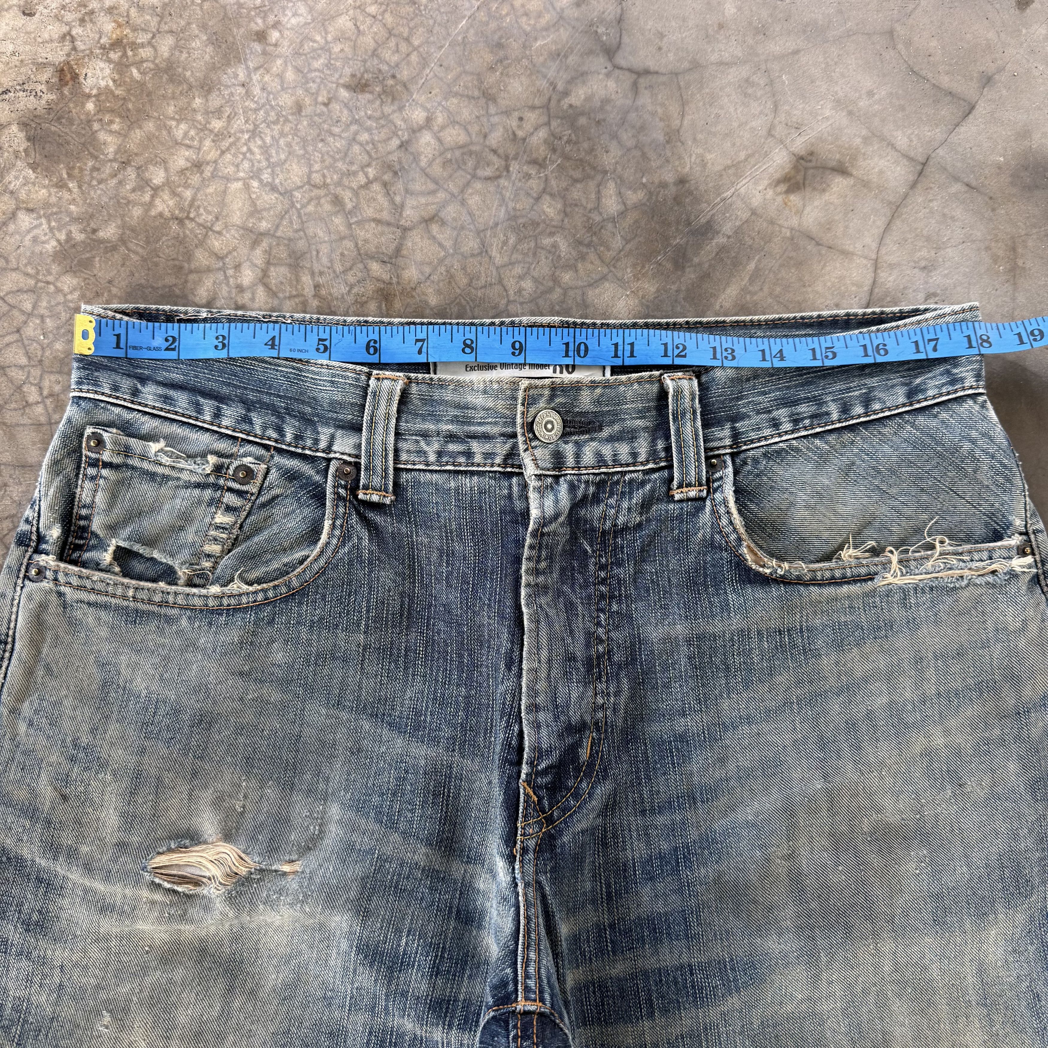Edwin Vintage Edwin Faded Rusty distressed Denim Pants Size US 36 / EU 52 - 4 Thumbnail