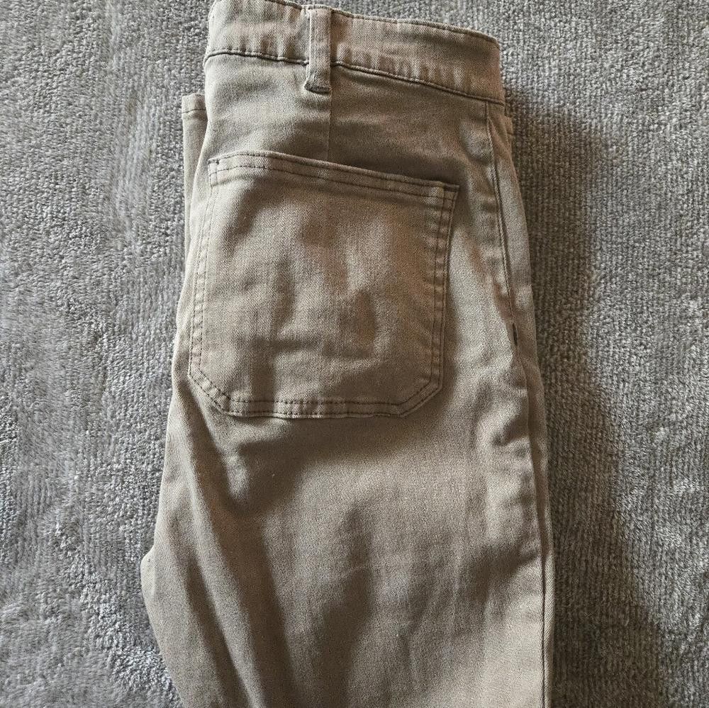 Designer OAT Light Olive Skinny Jean Size 27" / US 4 / IT 40 - 7 Thumbnail