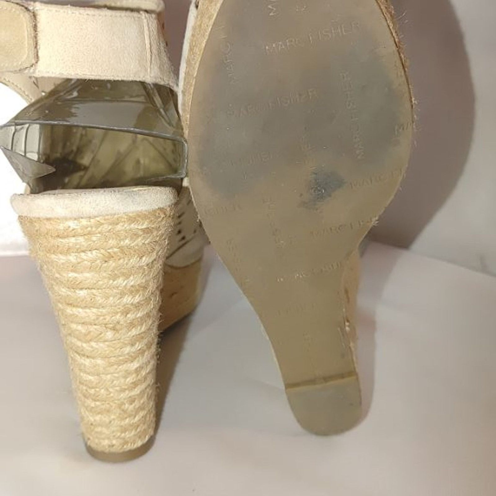 Marc Fisher Marc Fisher Harlea Wedge Sandal Size 6.5M in Color New Ambra Size US 6.5 / IT 36.5 - 7 Thumbnail
