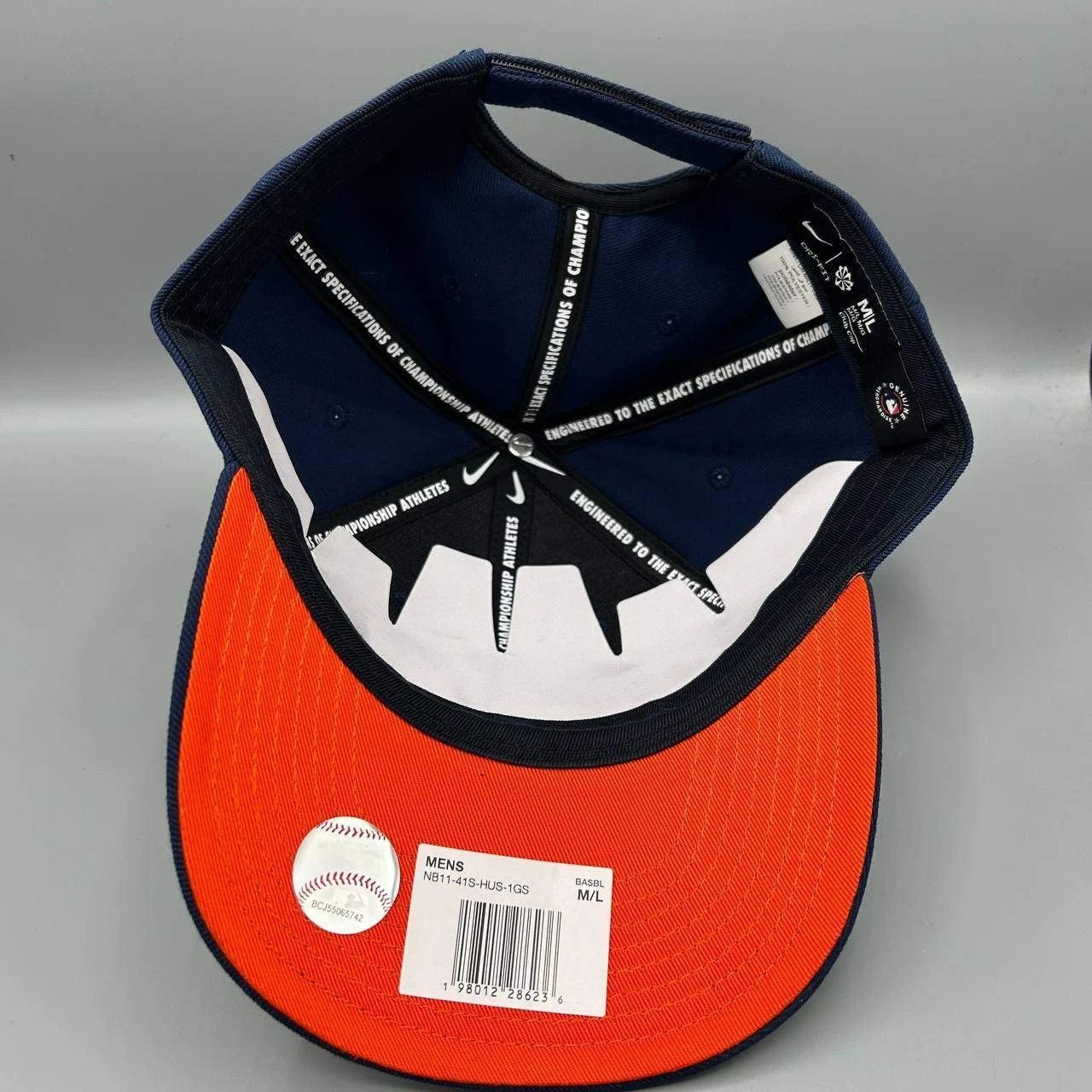 Nike Houston Astros x Nike Club Hat Men M-L Dri-Fit Strap Back Size ONE SIZE - 2 Thumbnail