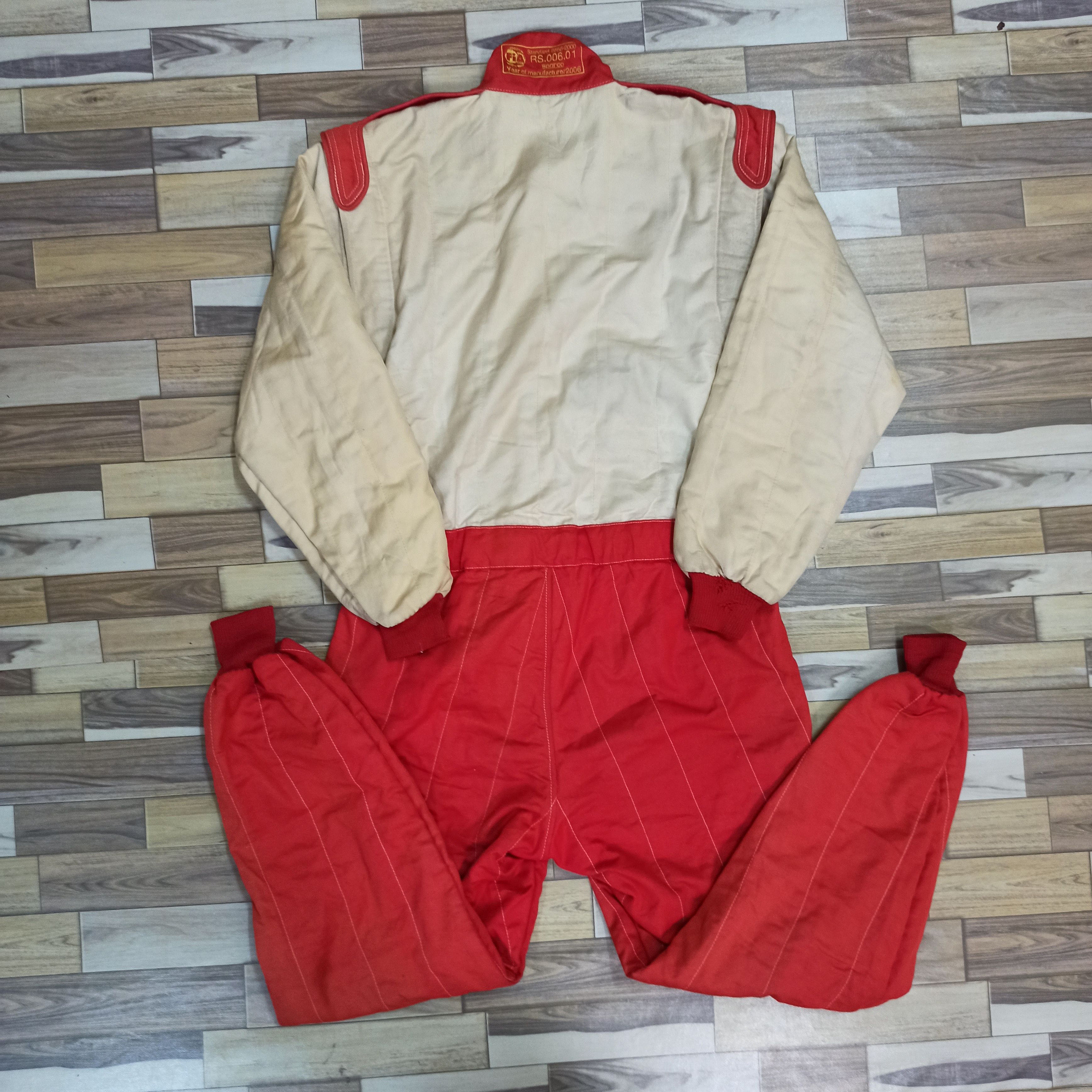 Vintage RARE SPARCO RACING OVERALL SUIT SPRINT MADE IN EUROPE Size US 42 / EU 58 - 8 Thumbnail