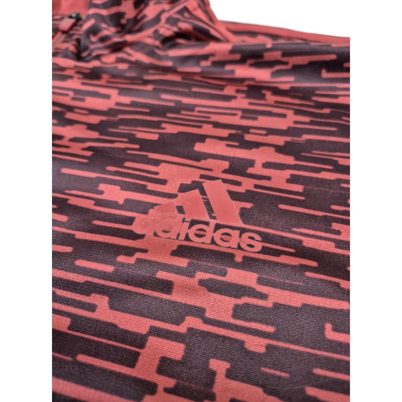 Adidas Adidas Essentials Track Jacket Mens 2XL Red Camouflage Full Zip Training BQ1572 Size US XXL / EU 58 / 5 - 3 Thumbnail