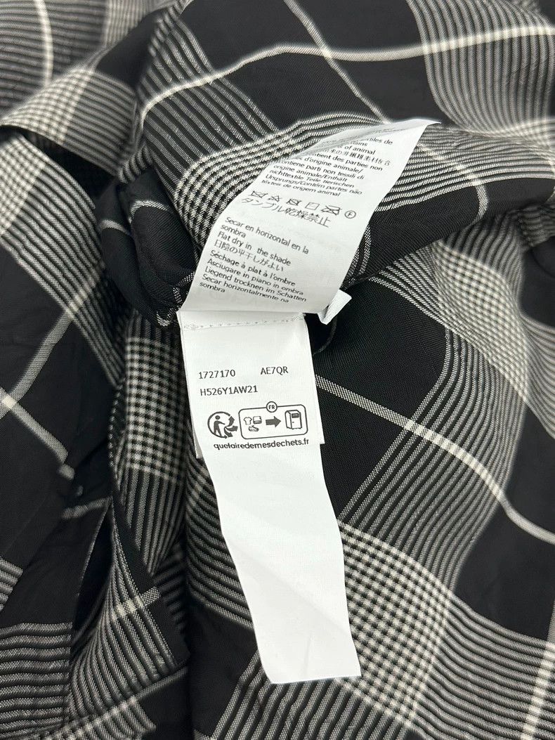 Loewe LOEWE White and black checkered shirt short-sleeved top Size S / US 4 / IT 40 - 6 Thumbnail