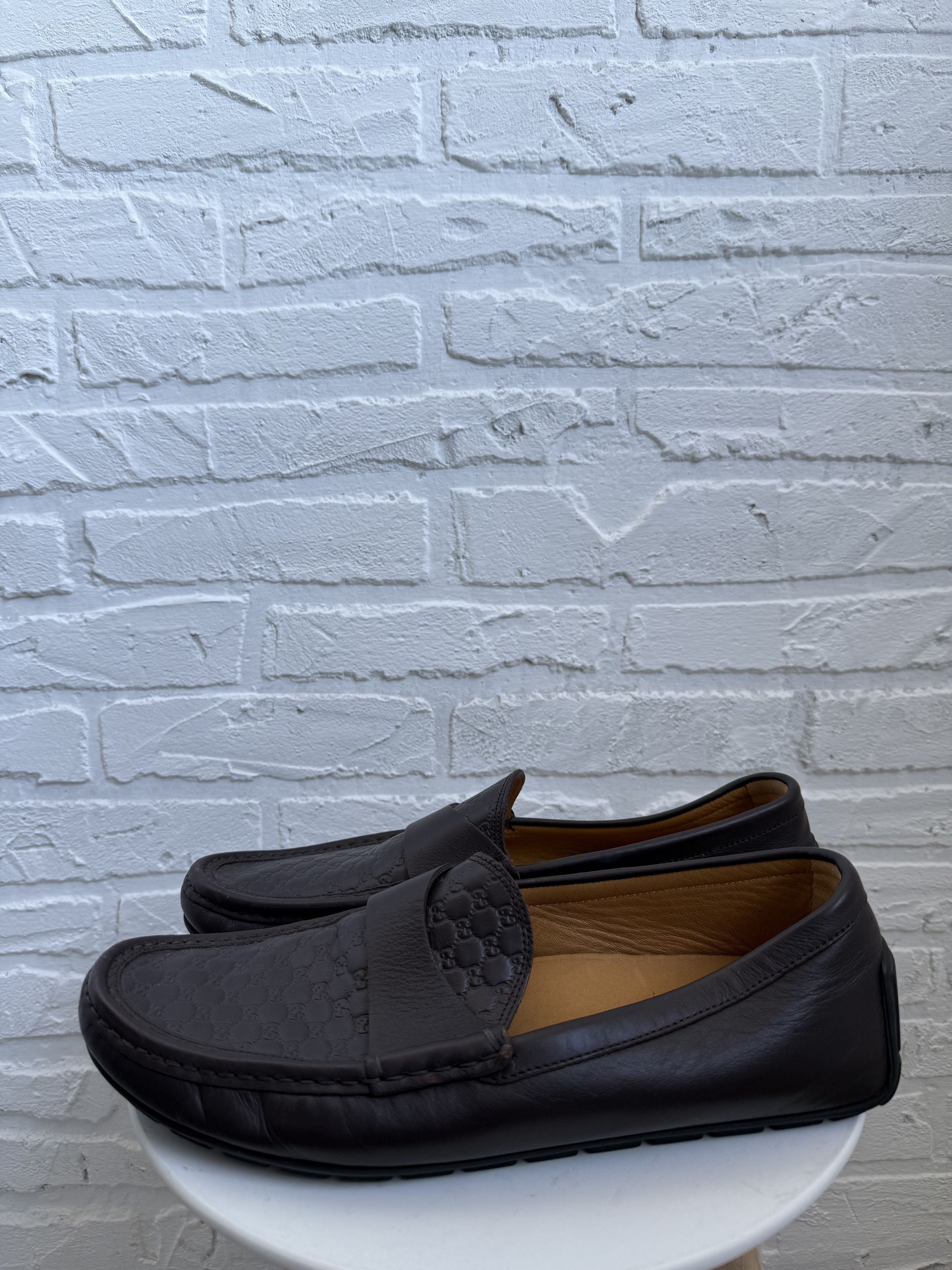 Gucci Gucci Guccissima brown driving loafers slip on Size US 8.5 / EU 41-42 - 4 Thumbnail