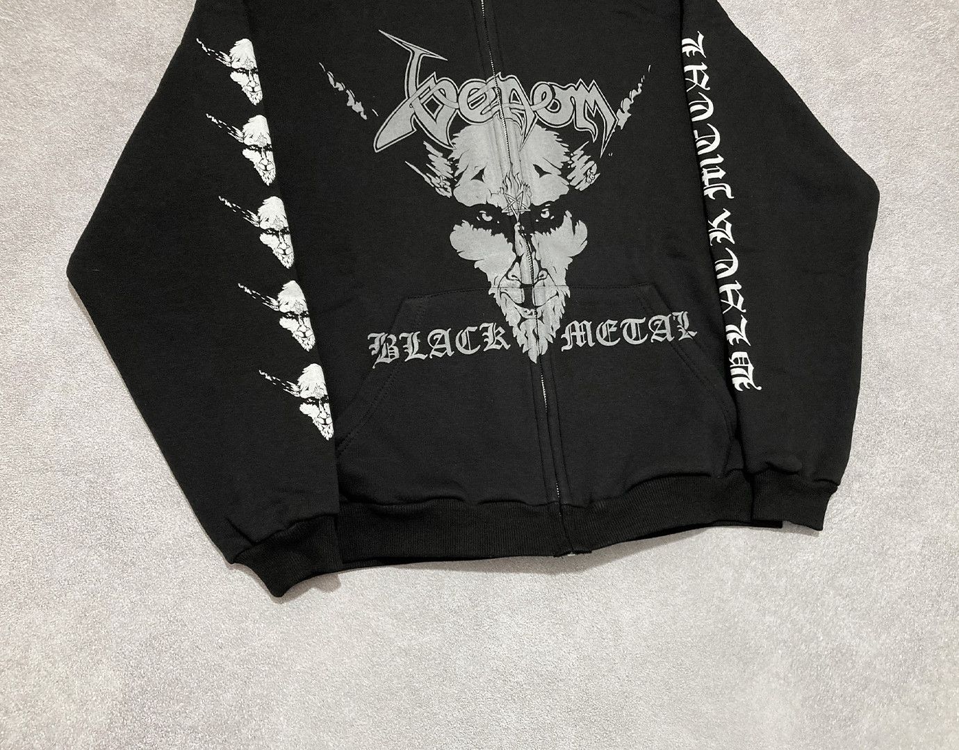 Band Tees Zip-hoodie Venom - black metal (mayhem , bathory burzum) Size US L / EU 52-54 / 3 - 3 Thumbnail