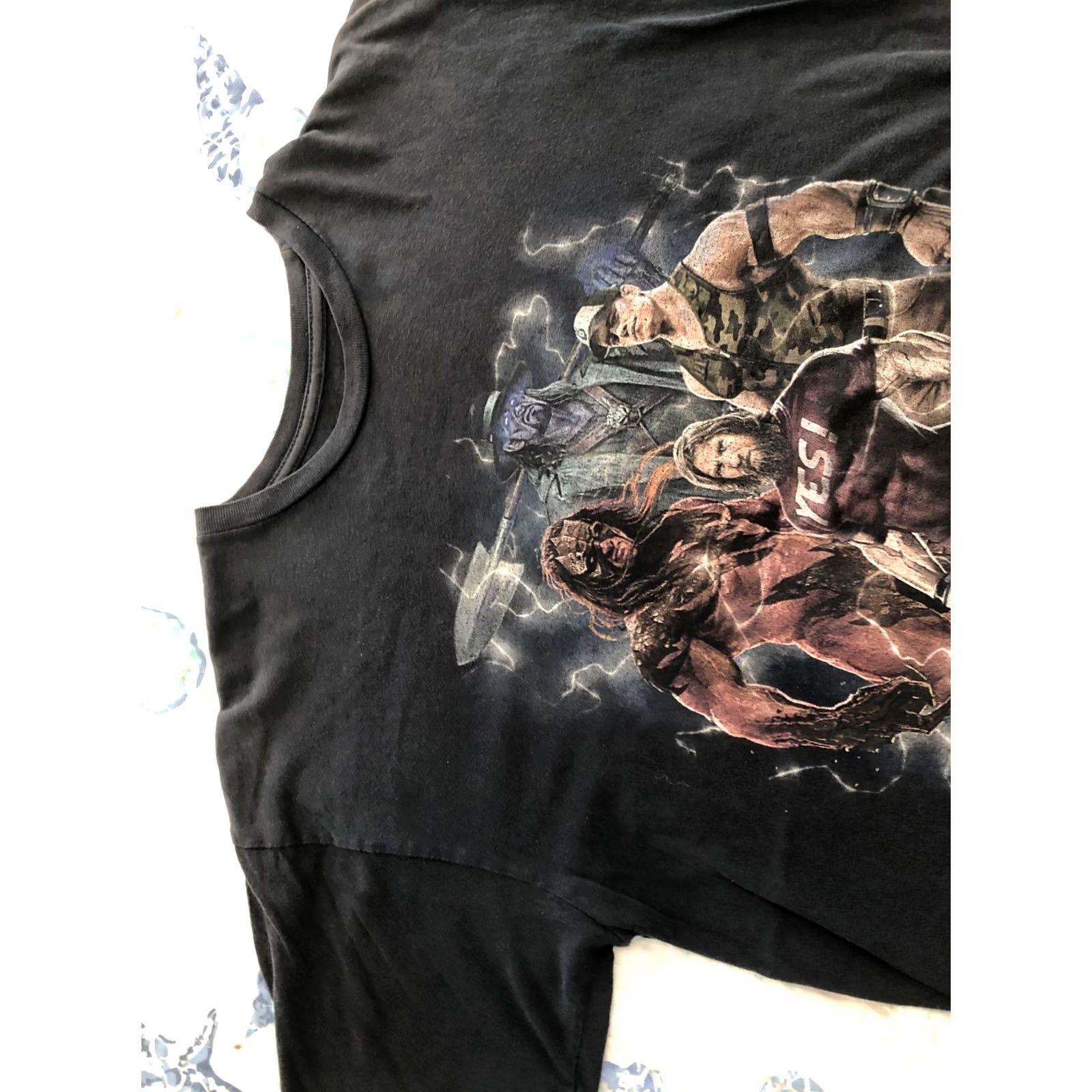 Etro LARGE WWE Immortals Cena Kane Undertaker T-shirt Punk Rock Retro WWF Short Sleeve Black 100% Cotton Men Graphic Tee Size US L / EU 52-54 / 3 - 5 Thumbnail