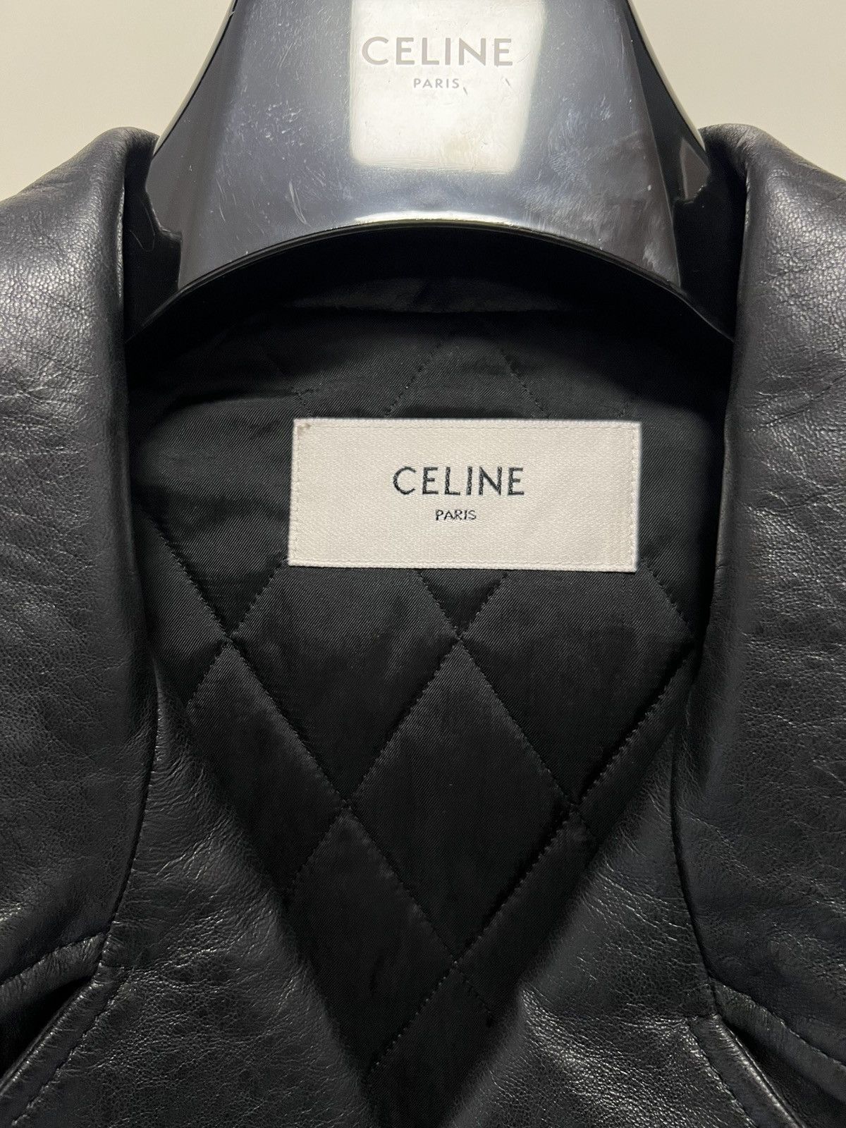 Celine RARE - SS22 Oversized Cowboy Lambskin Biker Vest 52 Size US L / EU 52-54 / 3 - 5 Thumbnail