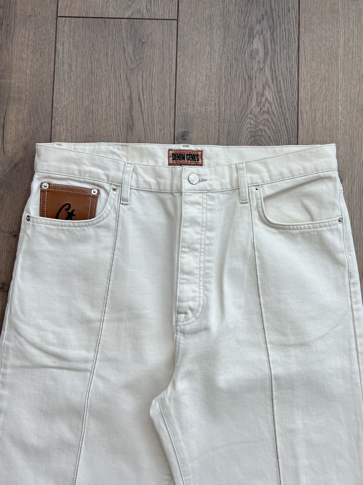 Corteiz Corteiz C-Star Denim Jeans “White” XL Size US 36 / EU 52 - 3 Thumbnail