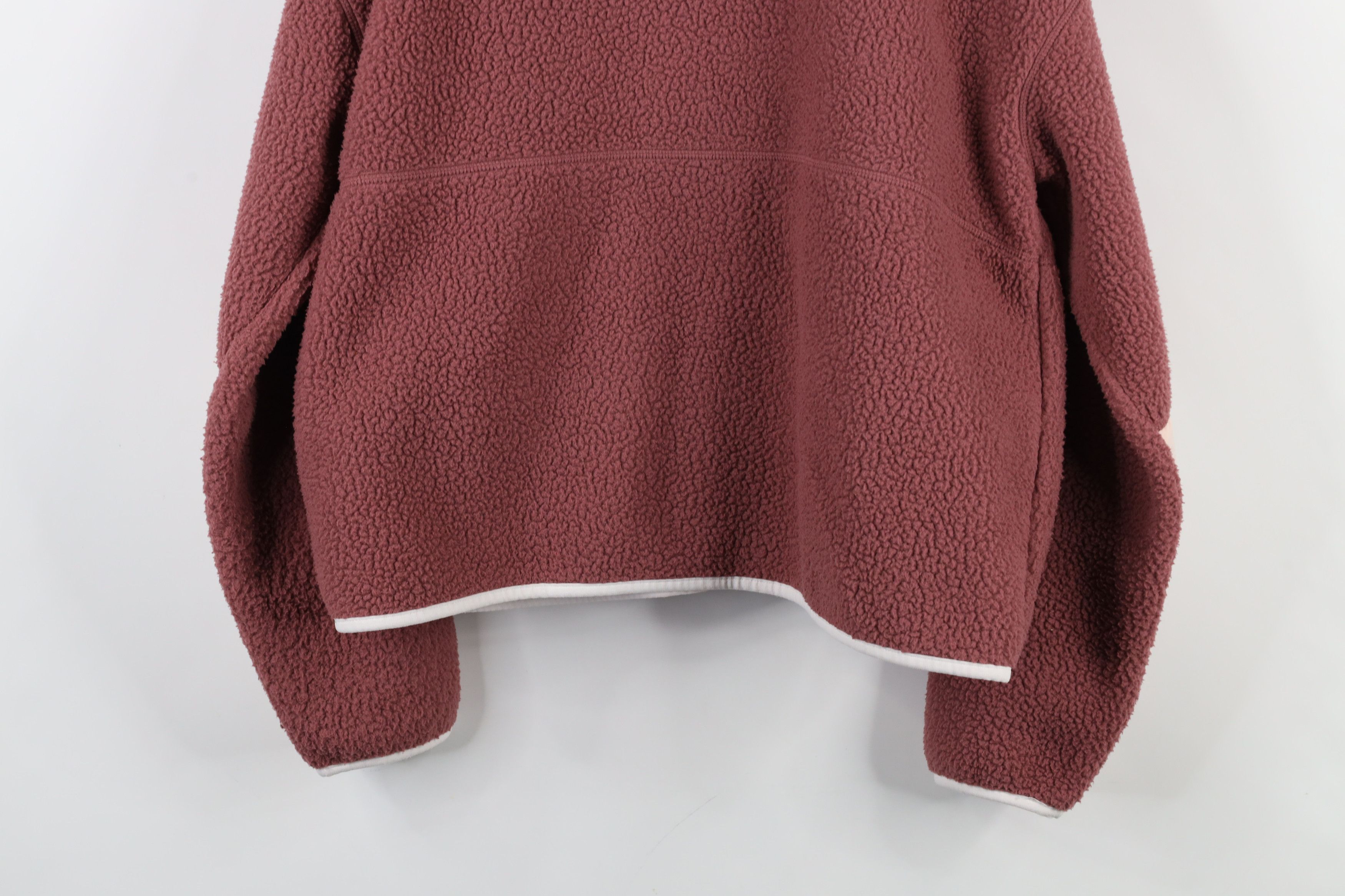 The North Face × Vintage The North Face Spell Deep Pile Fleece Full Zip Jacket Pink Size S / US 4 / IT 40 - 15 Thumbnail