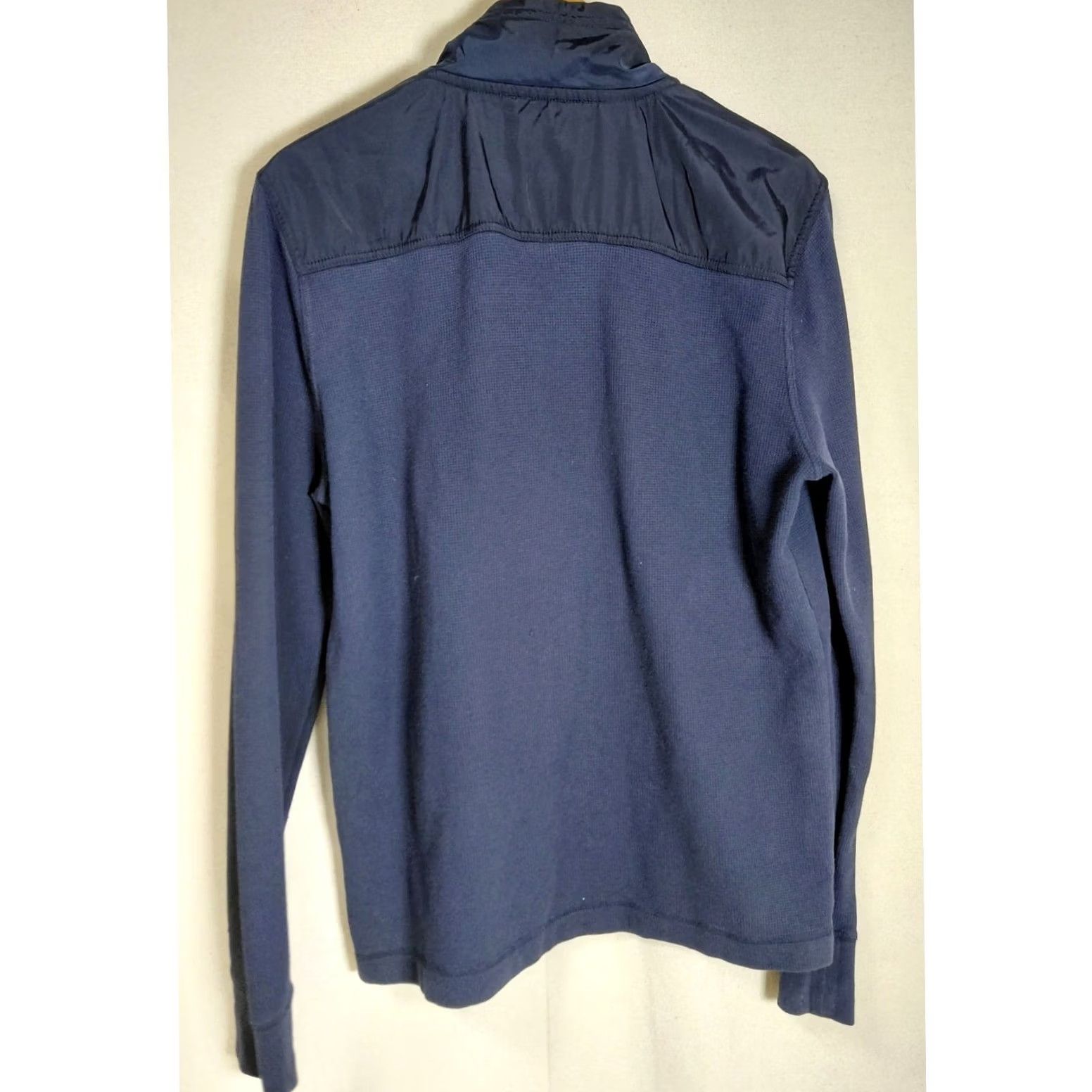 Banana Republic Banana Republic Top Mens L Blue Knit Pullover Long Sleeve Solid Collared Size Size US L / EU 52-54 / 3 - 2 Thumbnail