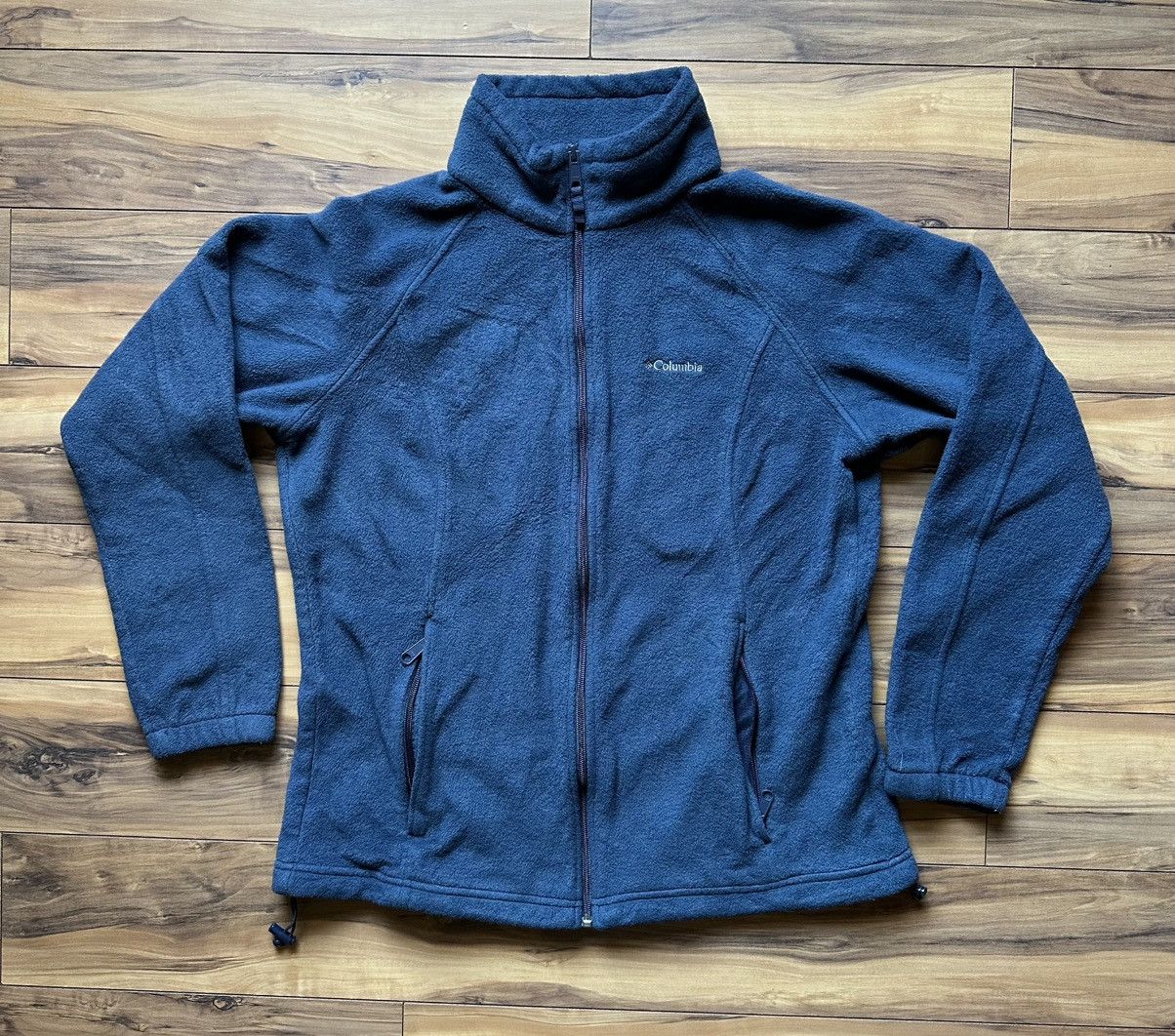 Columbia Columbia Navy Full-Zip Fleece Jacket Size XL / US 12-14 / IT 48-50 - 1 Thumbnail