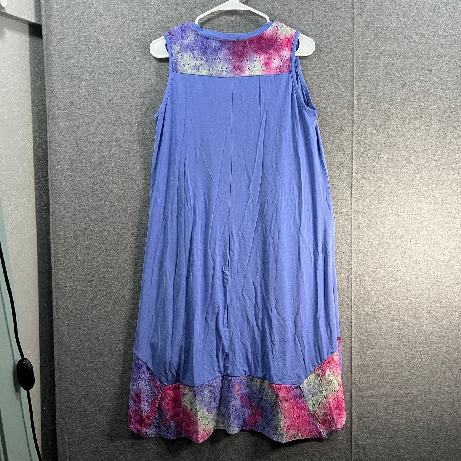 Other LOGO by Lori Goldstein Dress with Tie-Dye Hem Gemstone Size S / US 4 / IT 40 - 2 Thumbnail