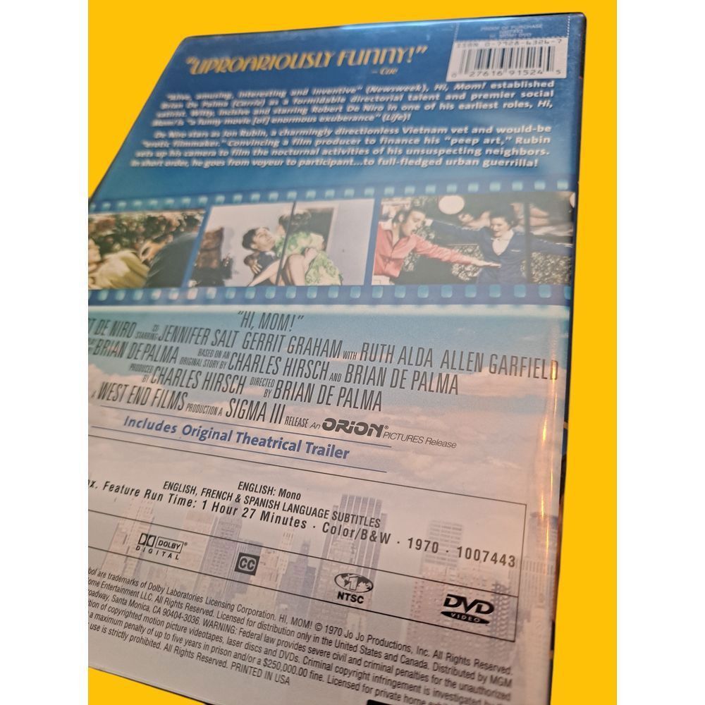 Other Hi, Mom! (1970) DVD Robert De Niro Brian De Palma Comedy Mov Size ONE SIZE - 3 Thumbnail