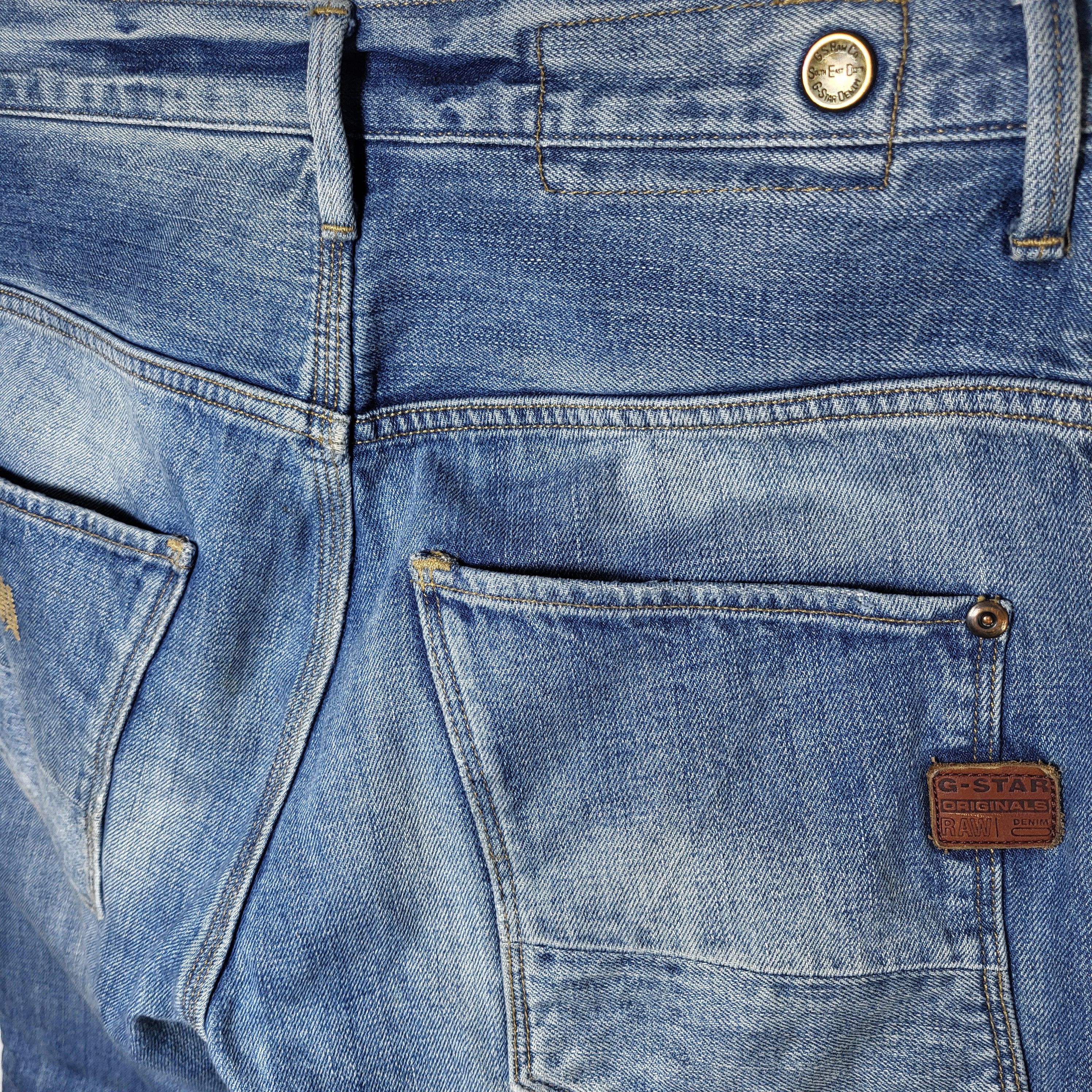G-Star G-Star Raw Denim Jeans distressed.Y2K style. Size US 29 - 3 Thumbnail