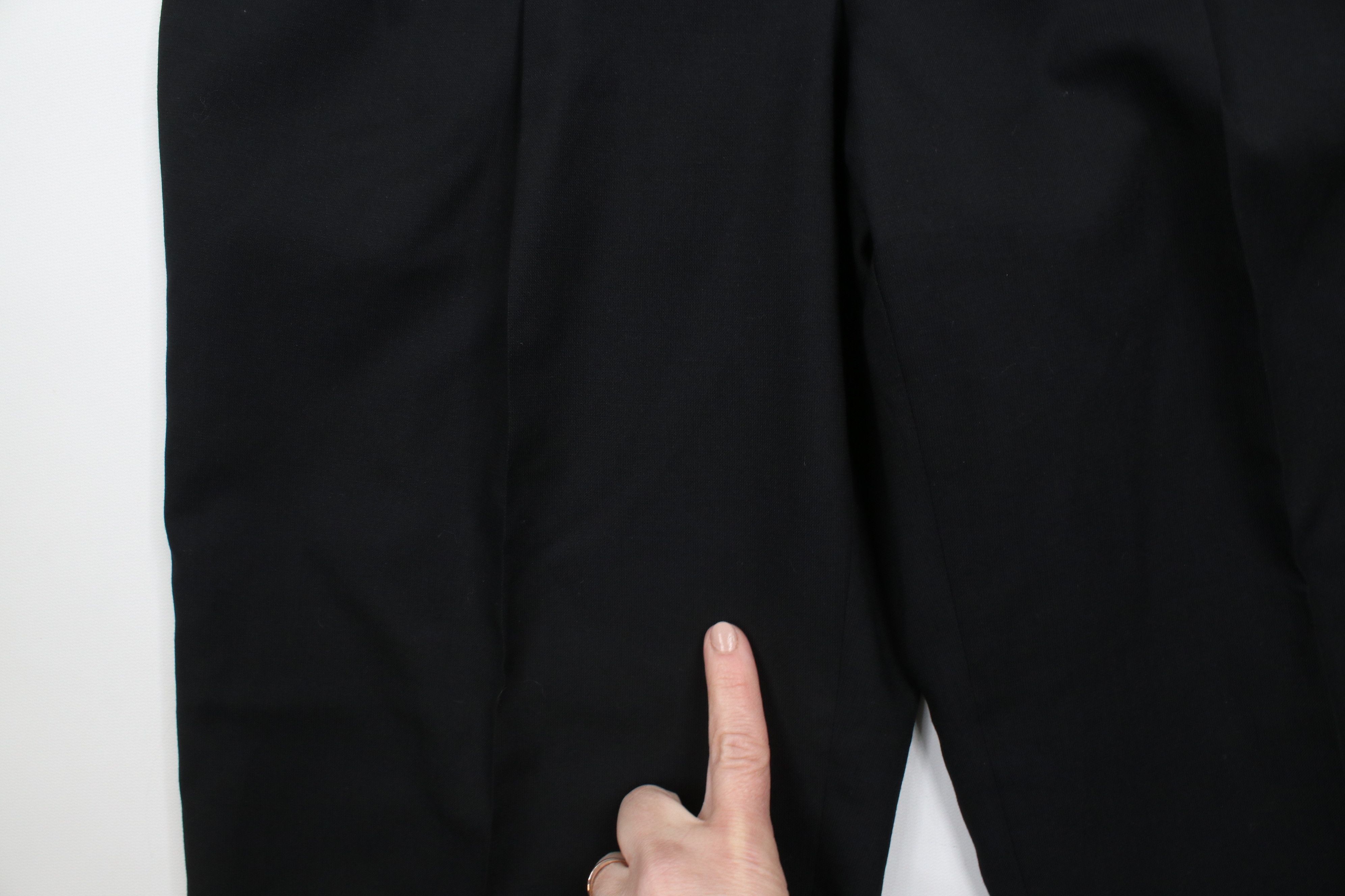 Ralph Lauren × Vintage Vintage 90s Ralph Lauren Cuffed Wide Leg Chino Pants Black Size US 30 / EU 46 - 6 Thumbnail