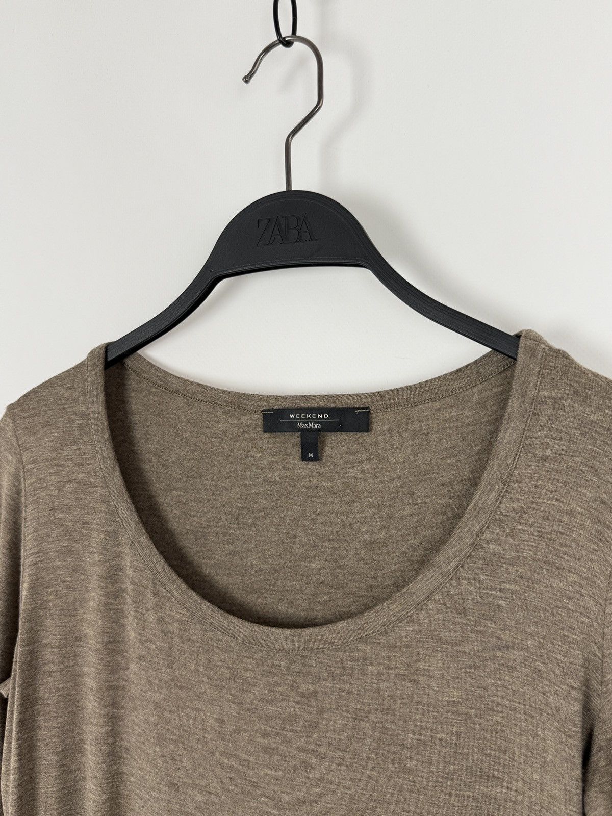 Weekend Max Mara Y2K Weekend Max Mara Light Brown Babydoll Long Sleeve M Size M / US 6-8 / IT 42-44 - 4 Thumbnail