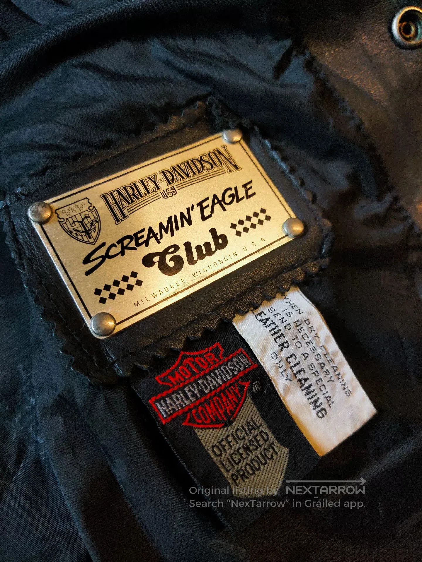 Harley Davidson Vintage Harley Davidson Leather Vest. Size US M / EU 48-50 / 2 - 6 Thumbnail