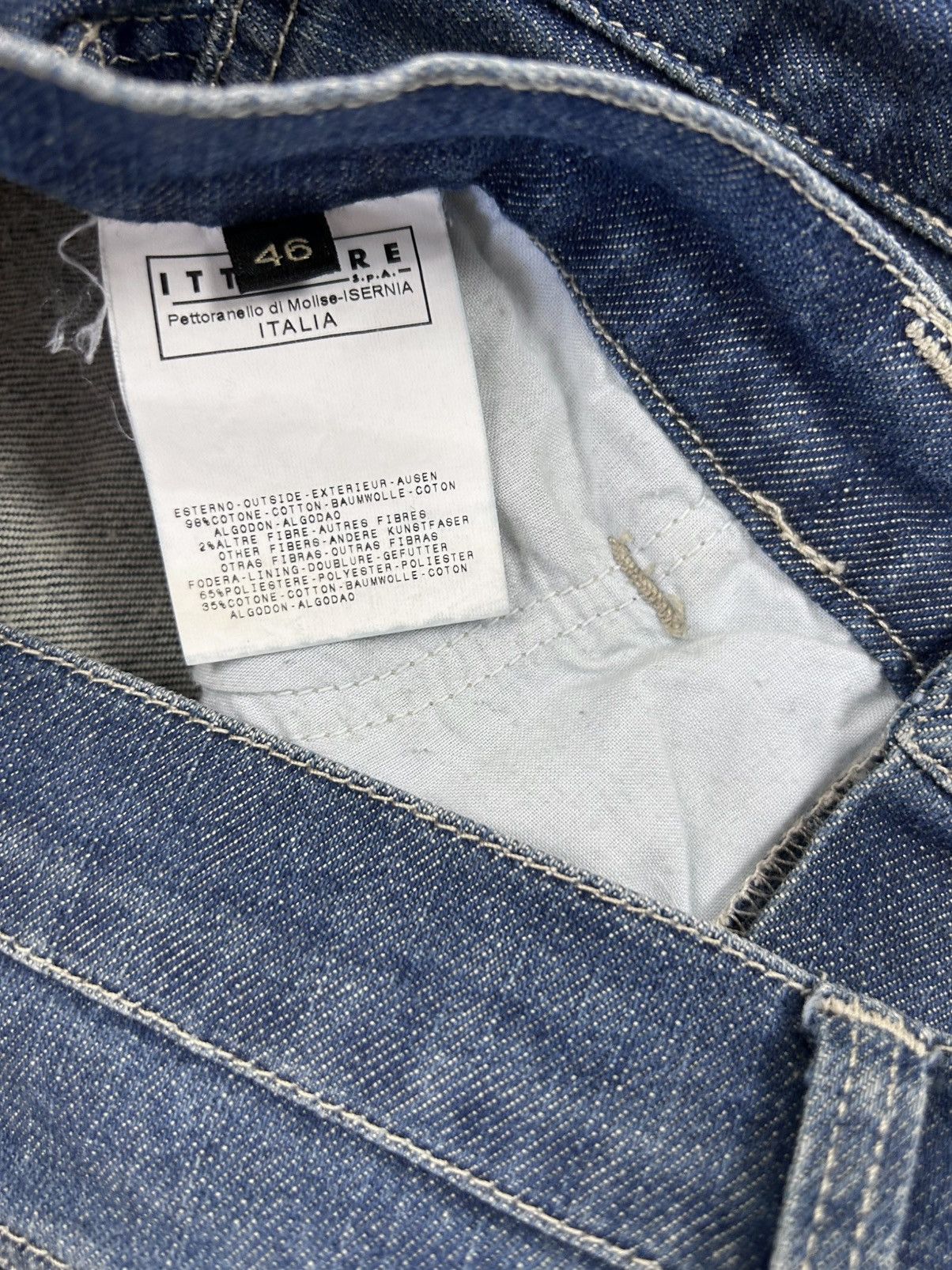 Just Cavalli × Roberto Cavalli Just Cavalli Geometrical Zipper Pockets Jeans SS2005 Pants Size US 30 / EU 46 - 5 Thumbnail