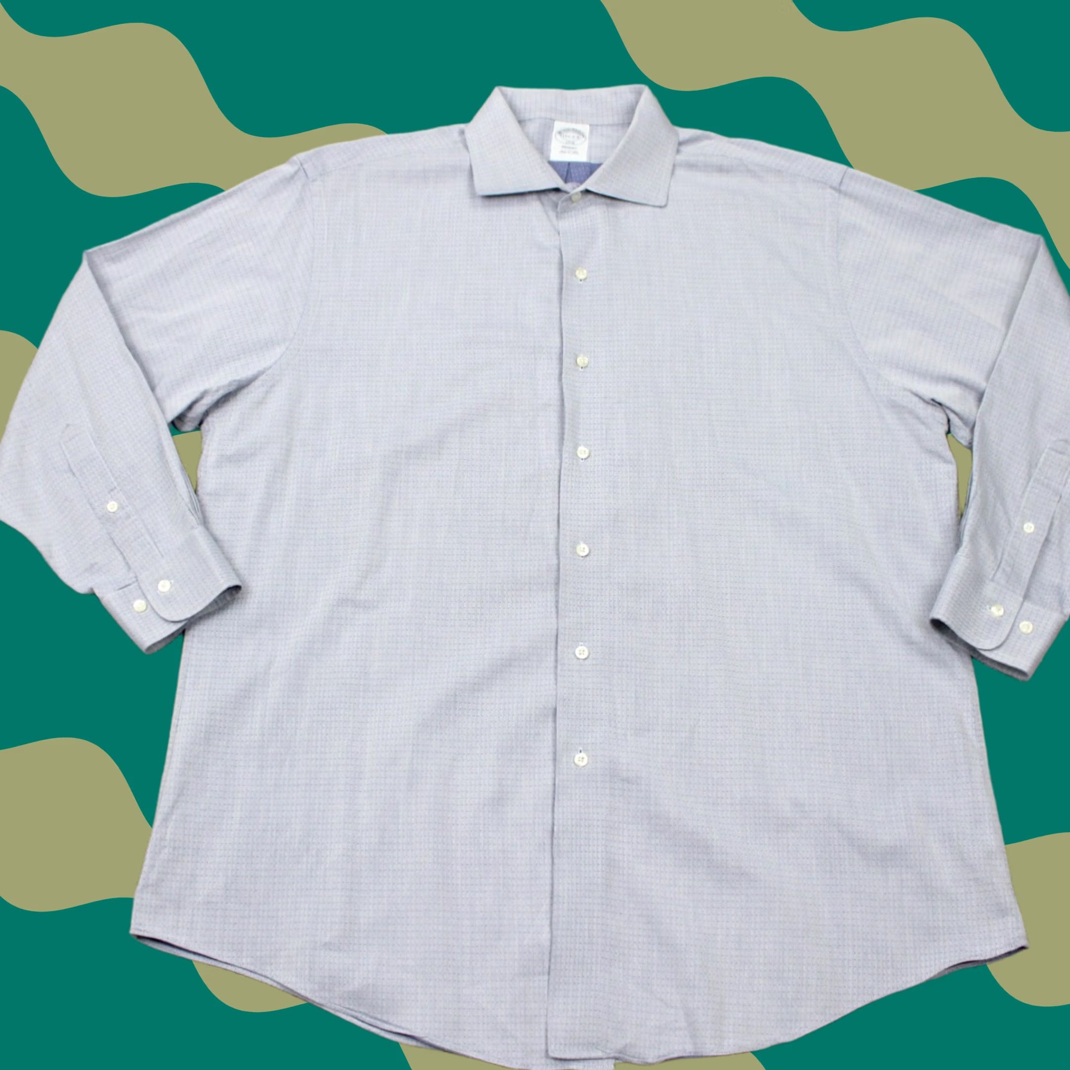 Brooks Brothers Brooks Brothers Regent Dress Shirt Mens 17 1/2 Blue All Cotton L/S Button-Down Non-Iron Regular Size Type Shirt Men Size US XXL / EU 58 / 5 - 1 Thumbnail