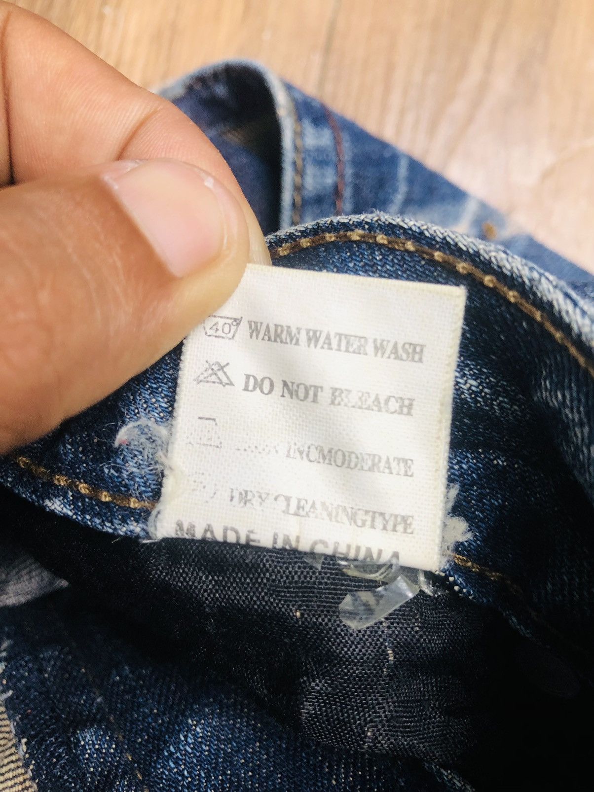 PRANDI Distressed Jeans PDL Denim - Whiskering Wash (38)