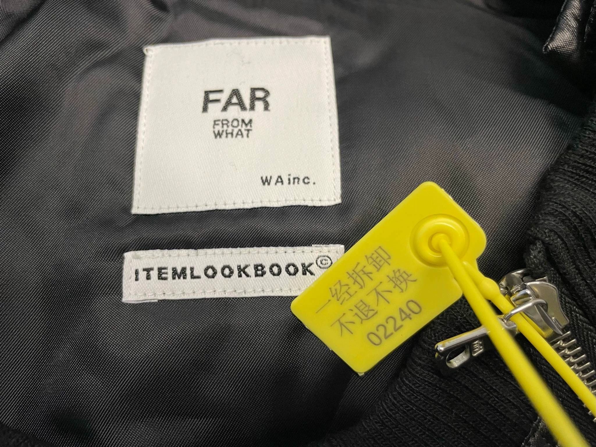 Other Far Archive Item Black Waxed Zip Padded Pullover Size US S / EU 44-46 / 1 - 6 Thumbnail