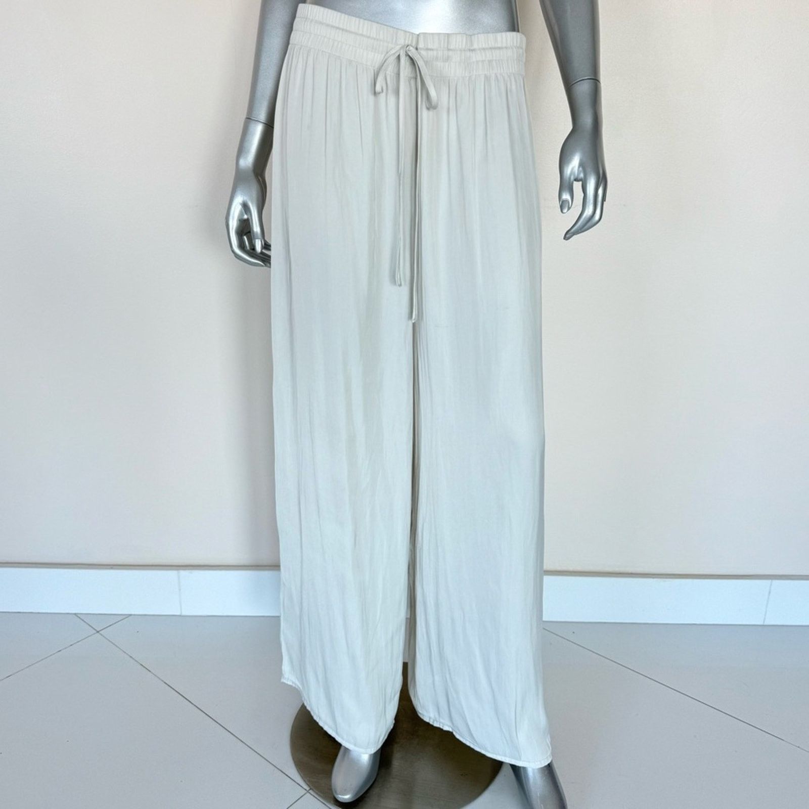 Rachel Zoe Rachel Zoe women wide leg light grey pants size L Size 32" / US 10 / IT 46 - 1 Thumbnail
