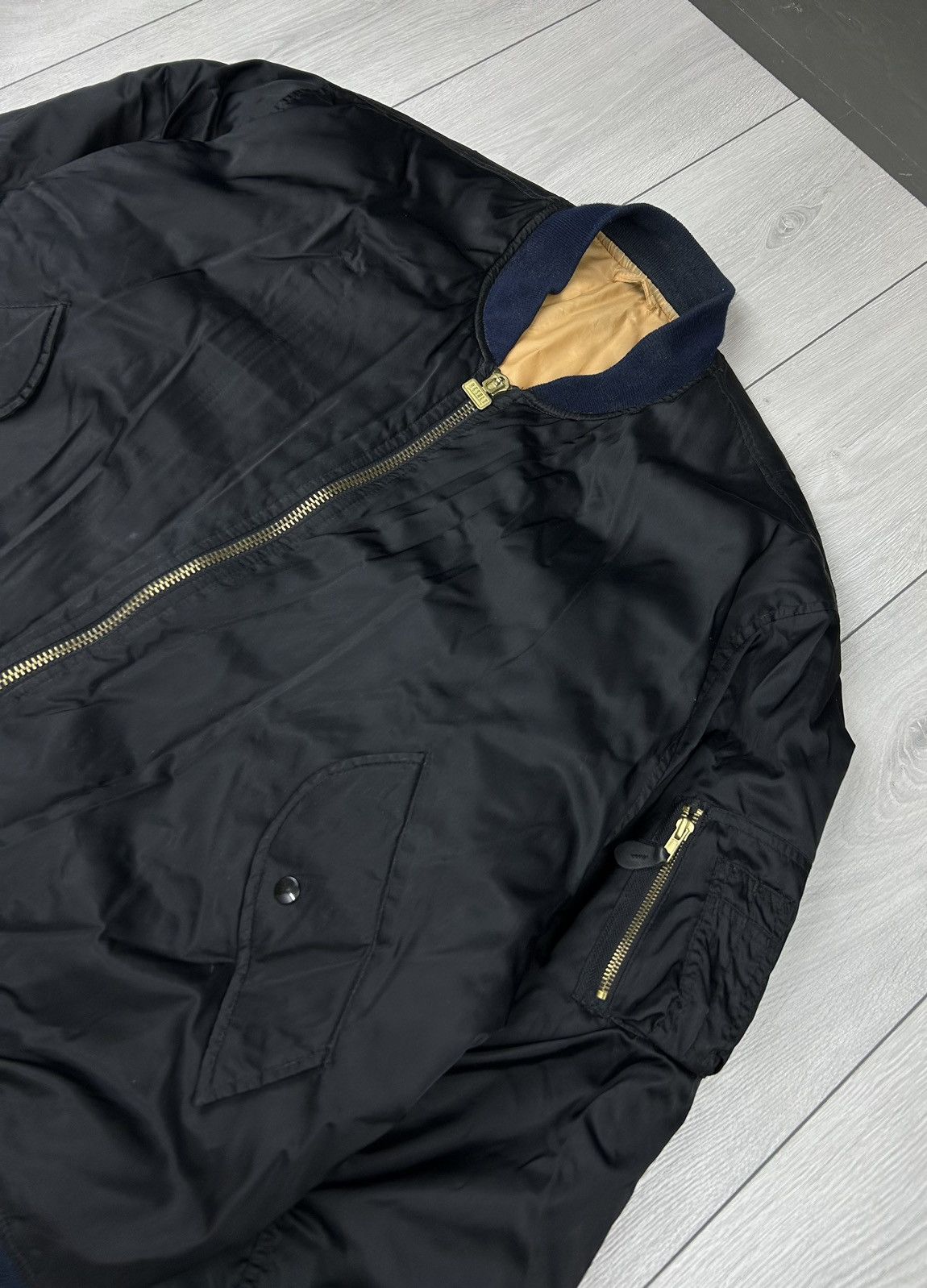 Japanese Brand × Vintage Aviation Flight Vintage Jacket MA-1 USA size XL Size US XL / EU 56 / 4 - 2 Thumbnail