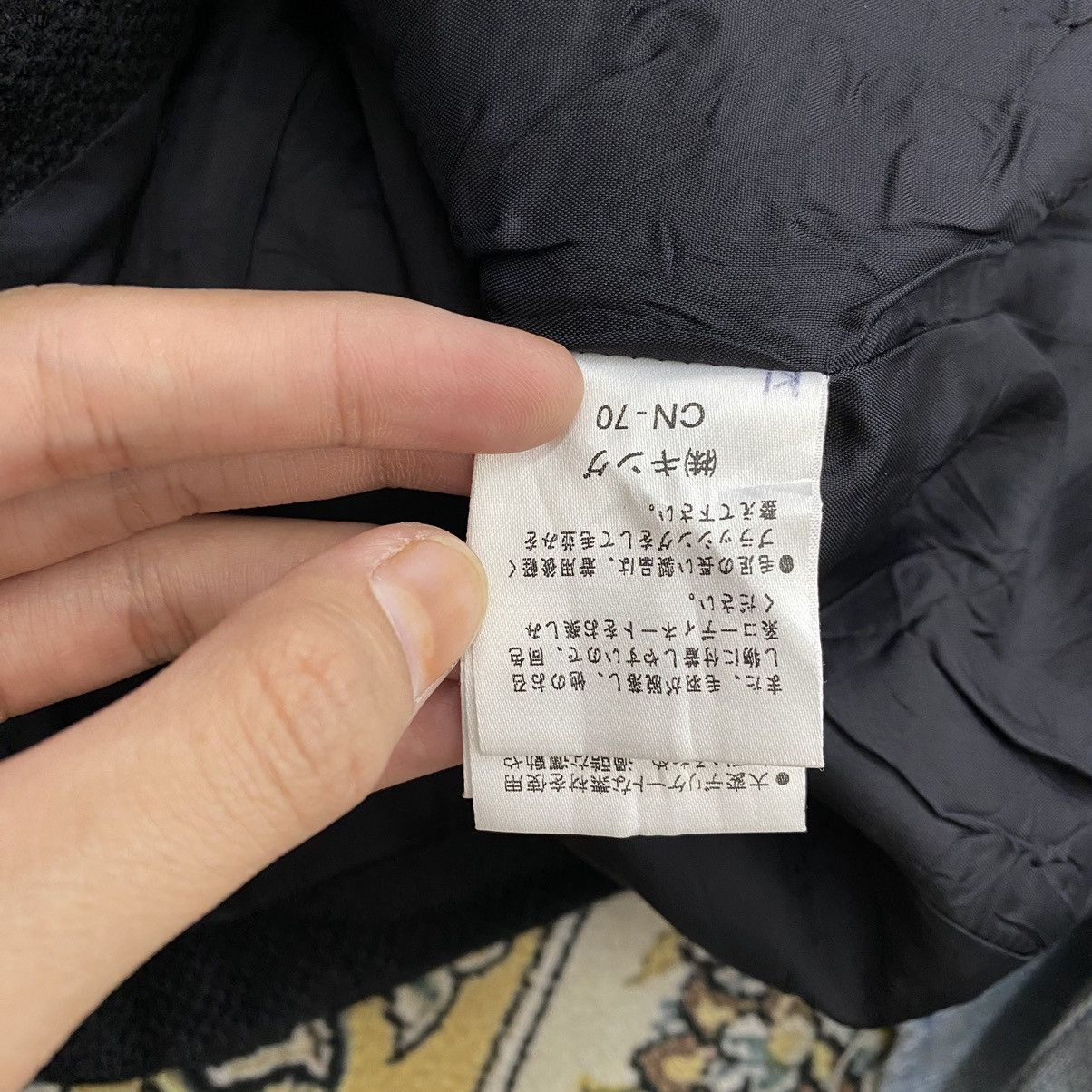 Designer × Karl Lagerfeld KARL LAGERFELD Germany Designer Blue Wool Coat Size S / US 4 / IT 40 - 7 Thumbnail