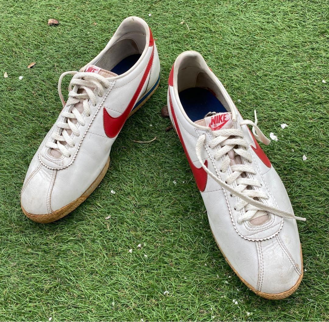Nike × Vintage VINTAGE 80’ NIKE CORTEX LEATHER SNEAKER Size US 15 / EU 48 - 1 Thumbnail