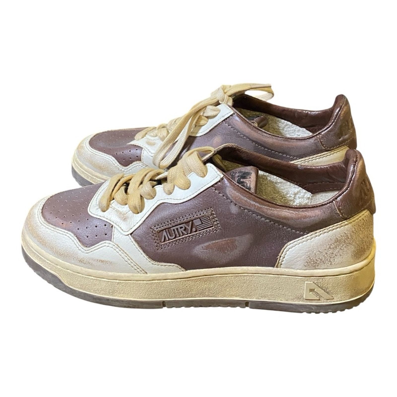 AUTRY Autry Medalist Super Vintage Low-Top Sneakers brown size 41 Size US 11 / IT 41 - 5 Thumbnail