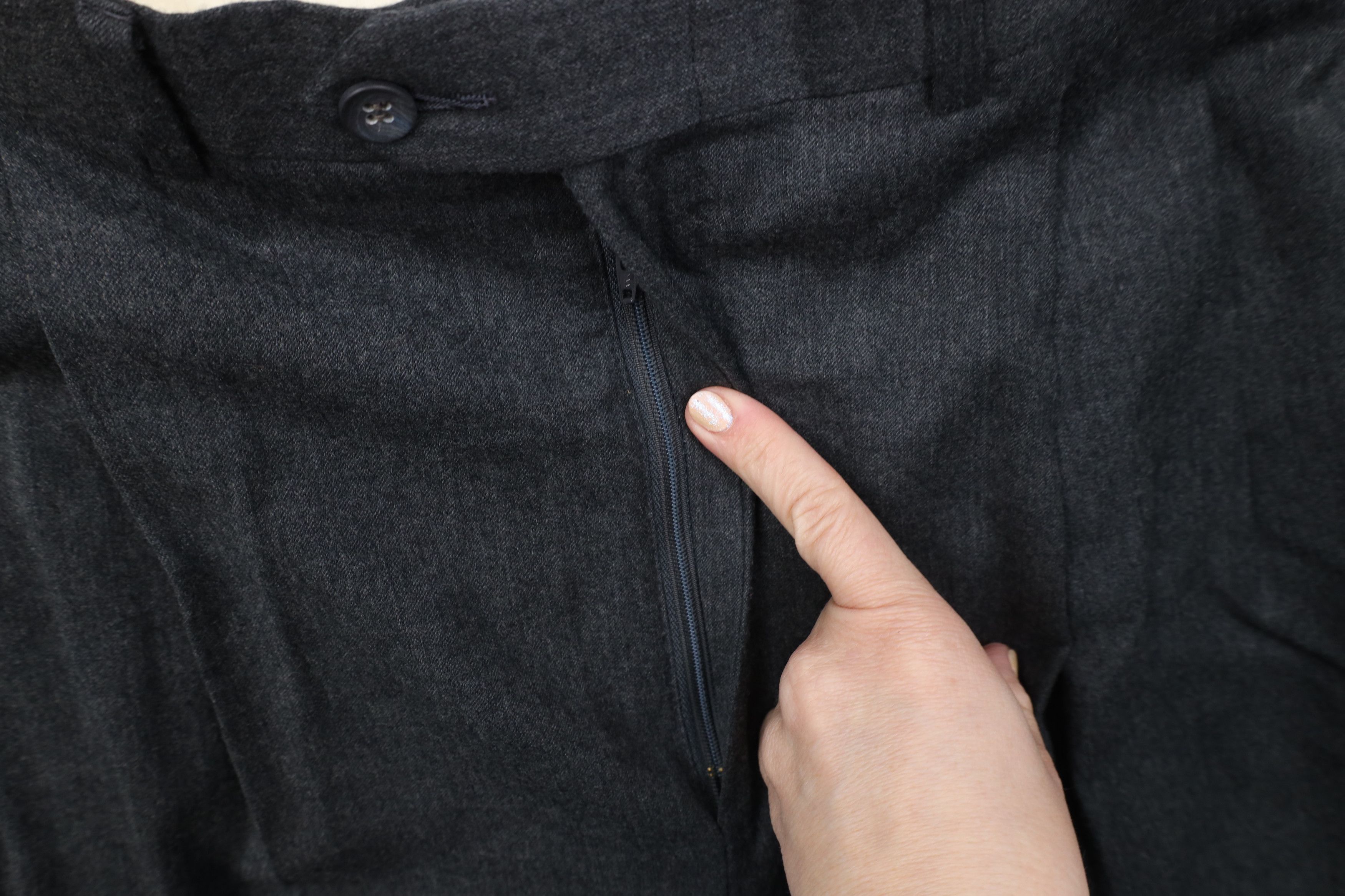 Vintage Vintage 70s Streetwear Pleated Wide Leg Chino Pants Gray USA Size US 36 / EU 52 - 6 Thumbnail