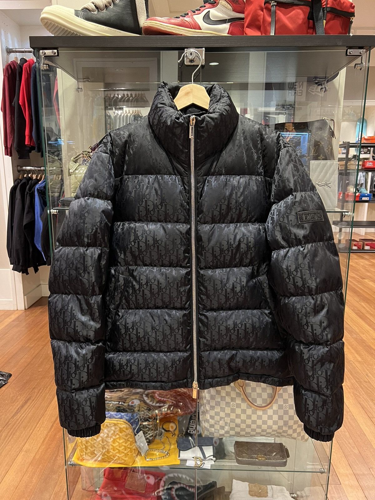 Dior Oblique Reversible Puffer Down Jacket
