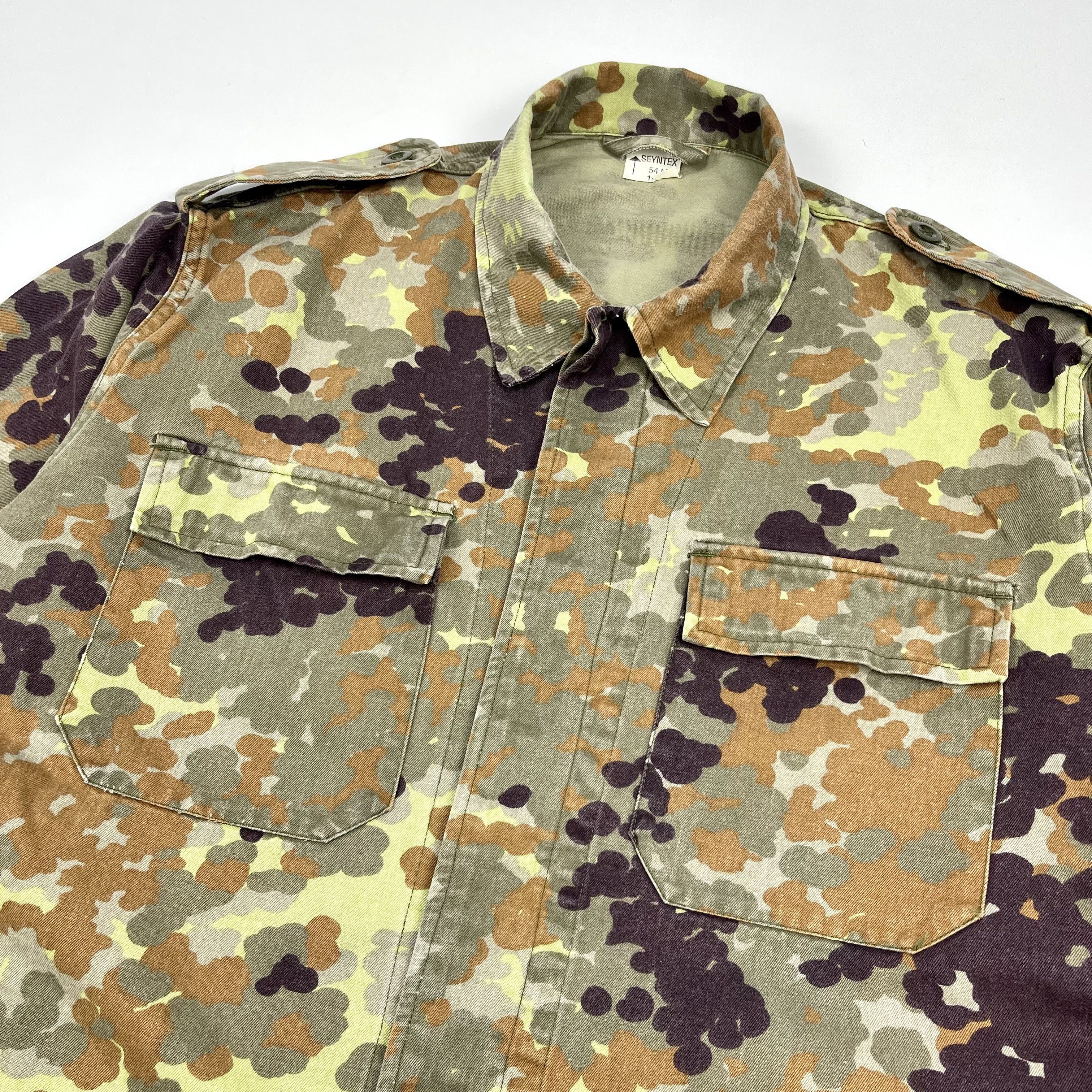 Other Vintage German Military 1993 Faded Camo Field Jacket Size US M / EU 48-50 / 2 - 2 Thumbnail