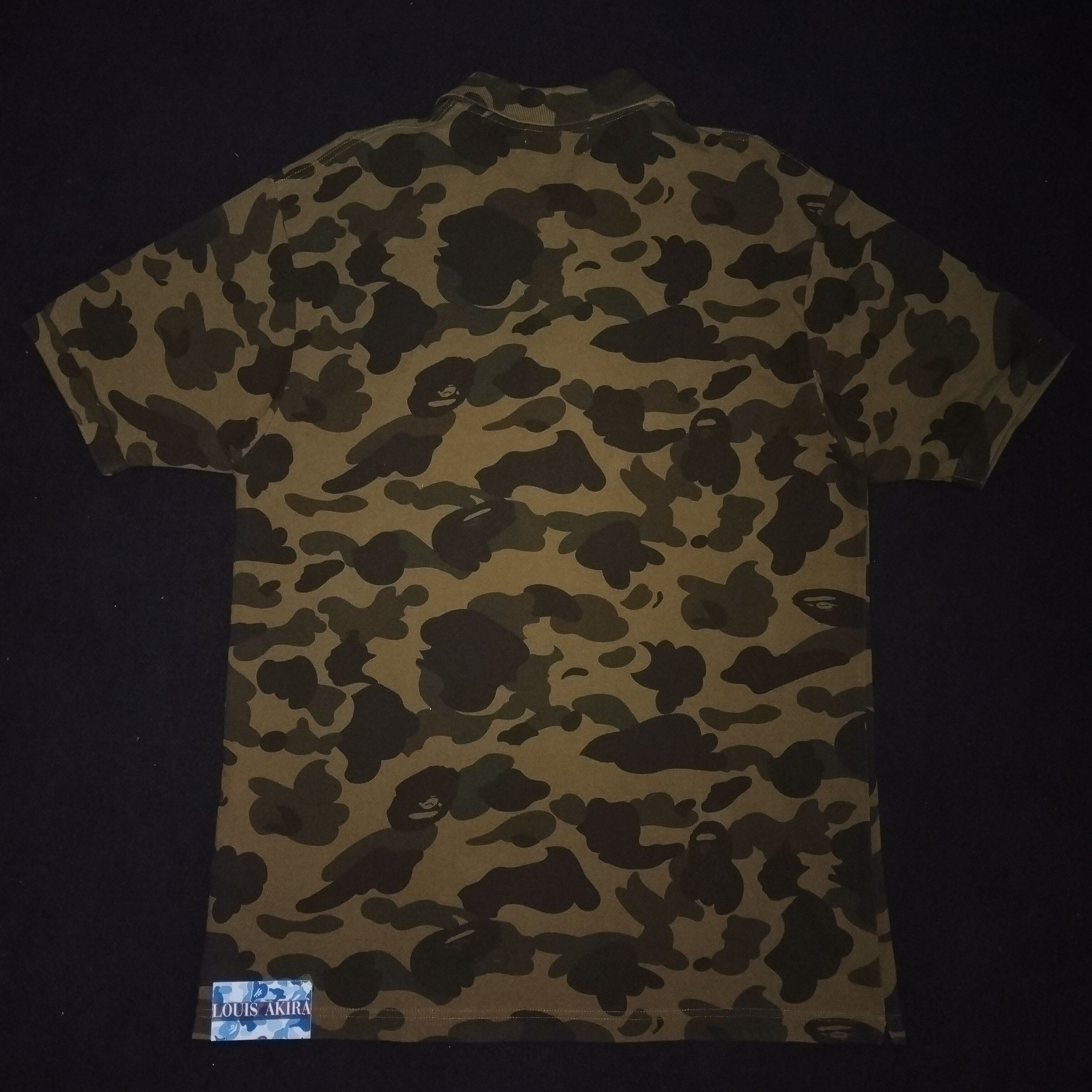 Bape Bape Full Green Camo Polo Size US XL / EU 56 / 4 - 5 Thumbnail