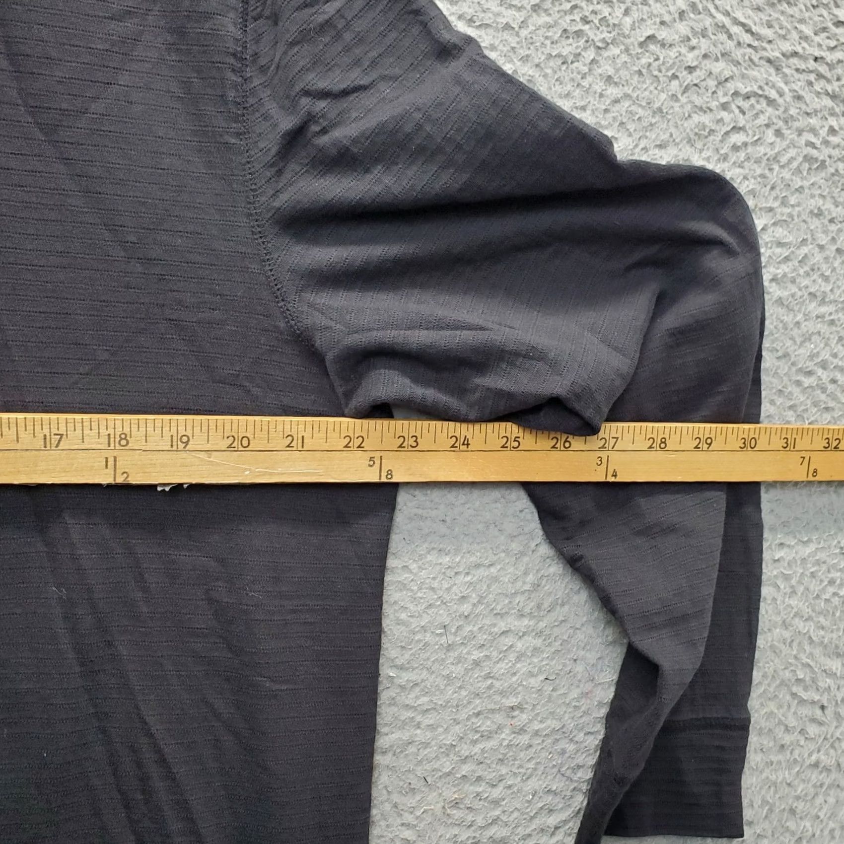 Calvin Klein Calvin Klein Mens XL Black Raglan Sleeve Mock Neck Quarter Zip Sweatshirt Size US XL / EU 56 / 4 - 4 Thumbnail