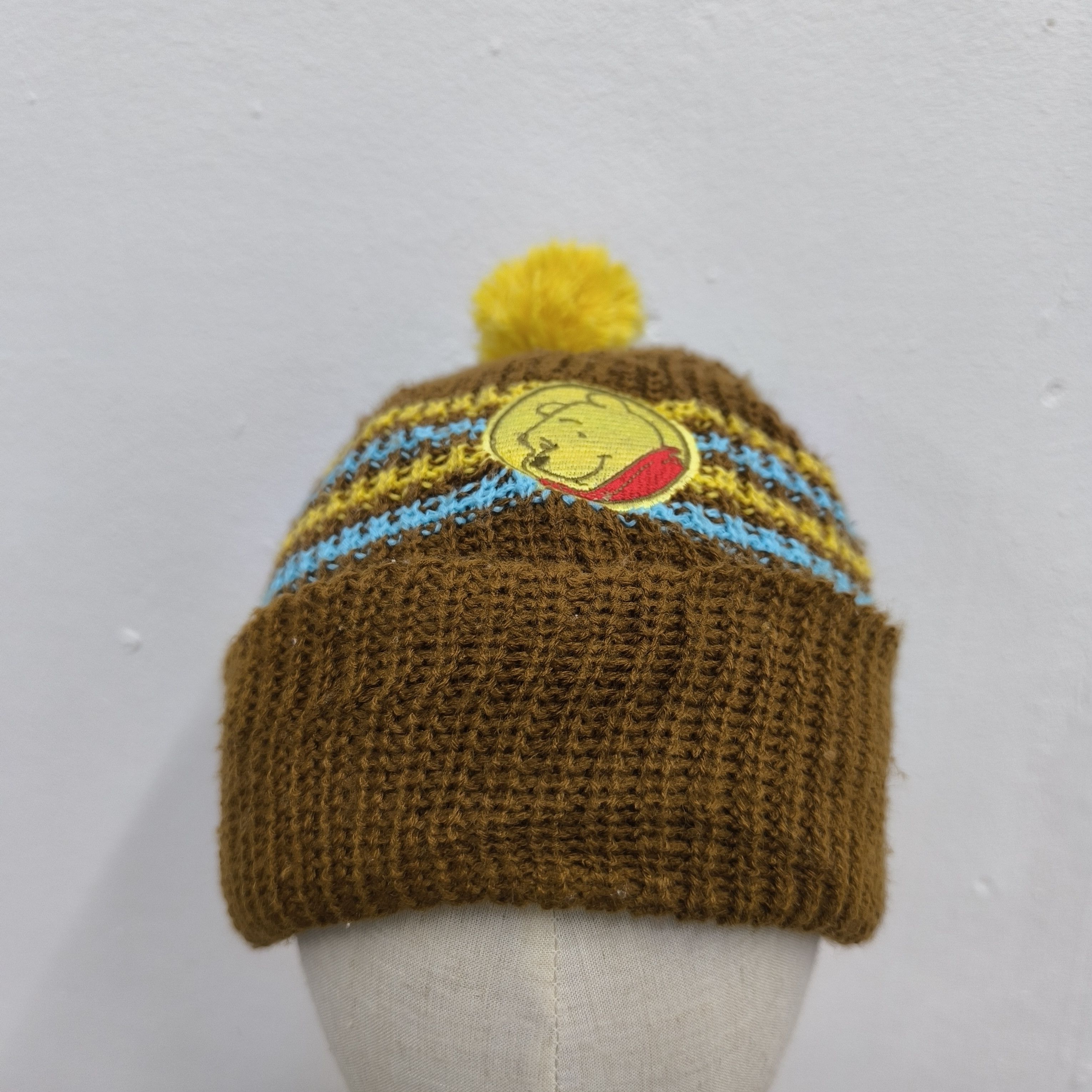 Cartoon Network 🌟Disney winnie the pooh stripes cartoon beanie hat Size ONE SIZE - 3 Thumbnail