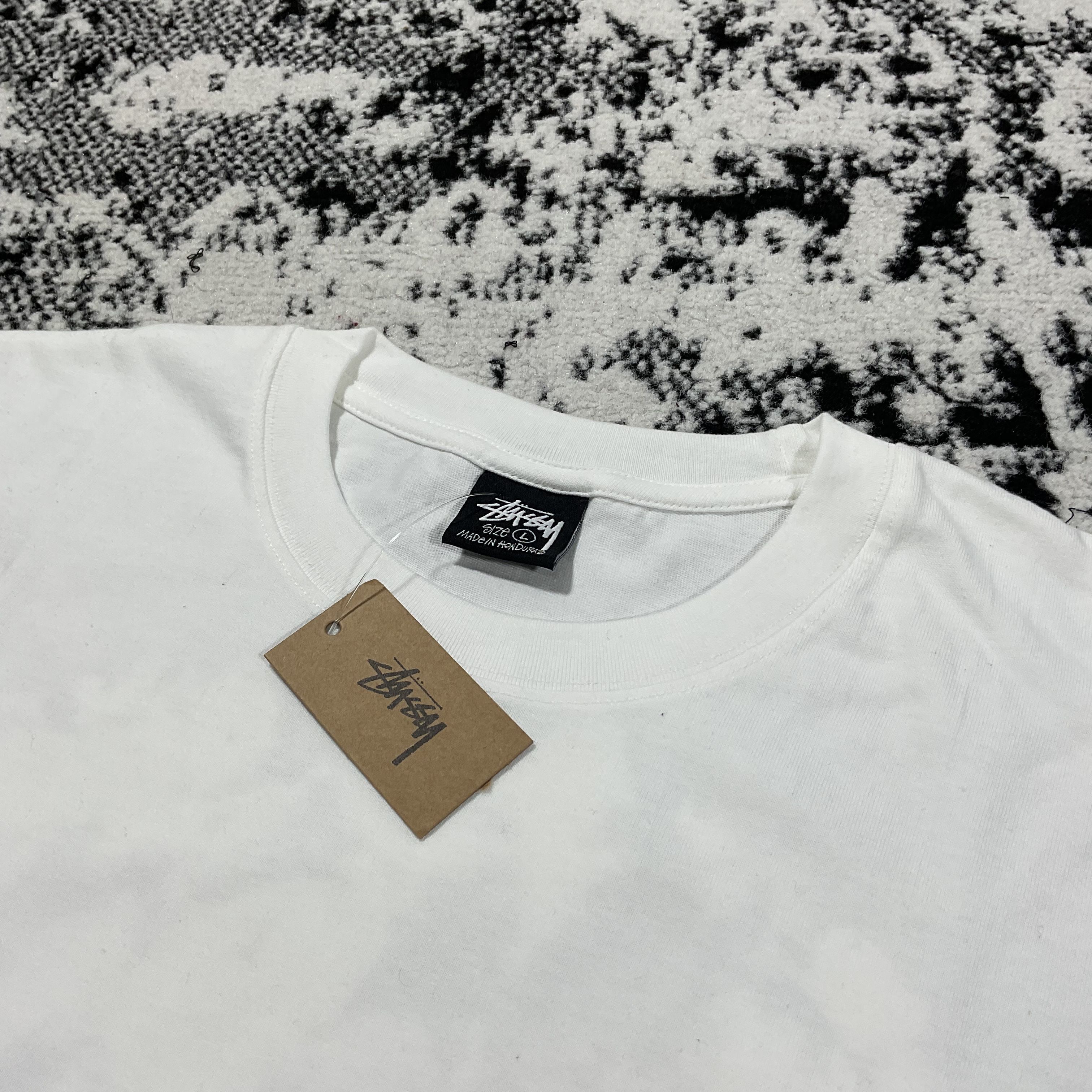 Stussy Stussy tee white Size US L / EU 52-54 / 3 - 5 Thumbnail